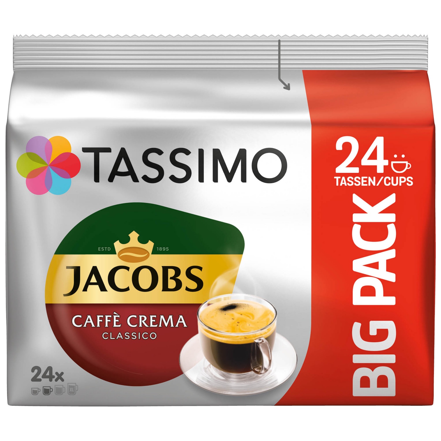 JACOBS Tassimo Big Pack, Crema Classico