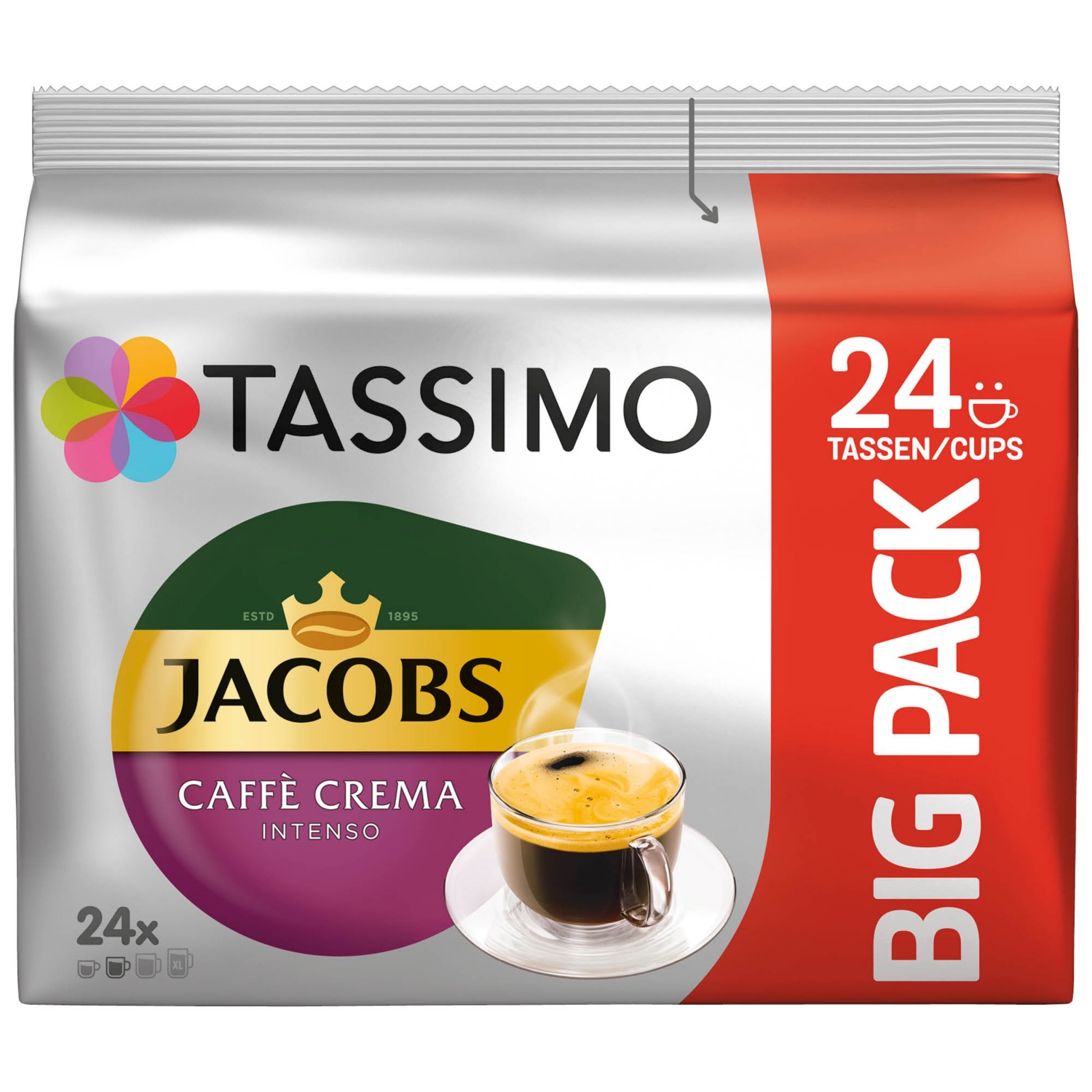 JACOBS Tassimo Big Pack, Crema Intenso