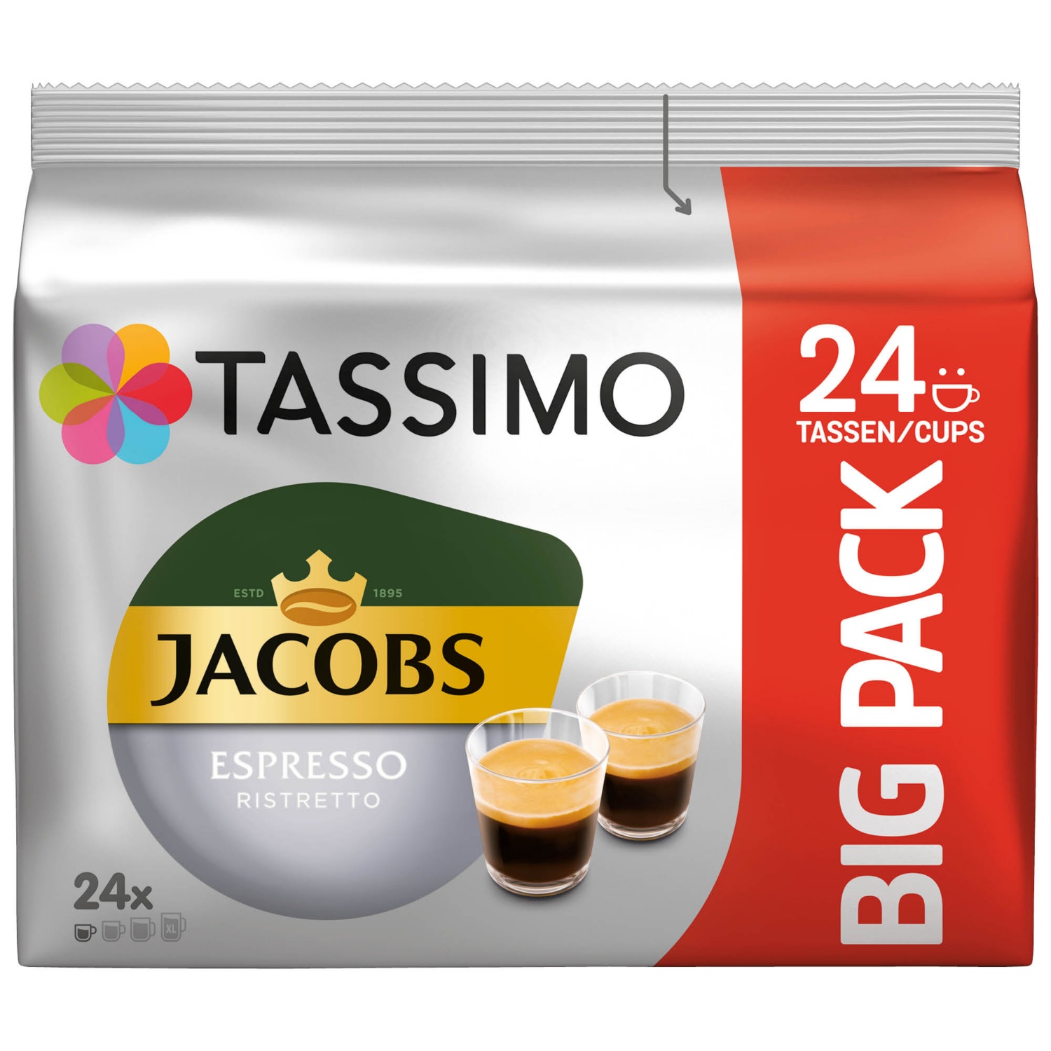 JACOBS Tassimo Big Pack, Espresso Ristretto