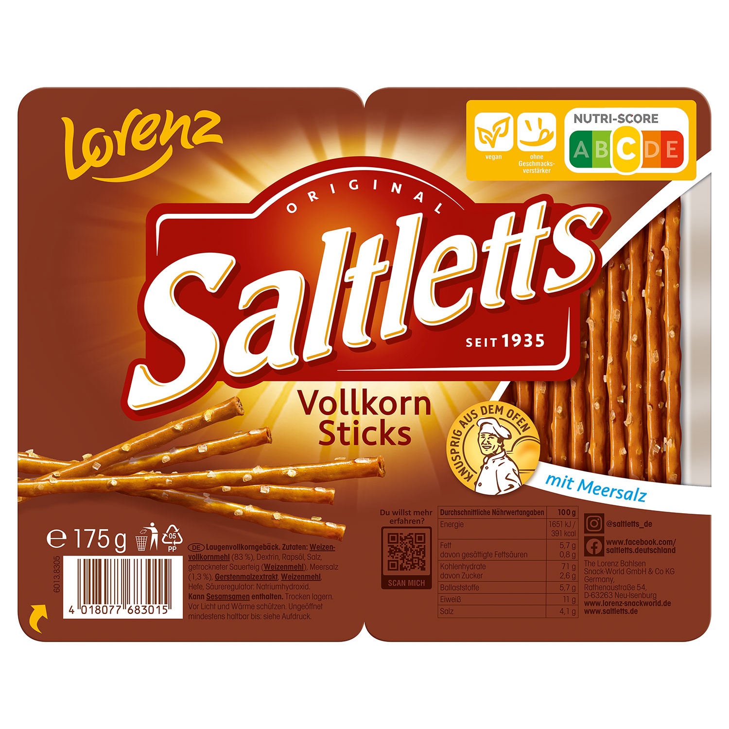 LORENZ Saltletts Sticks 175 g