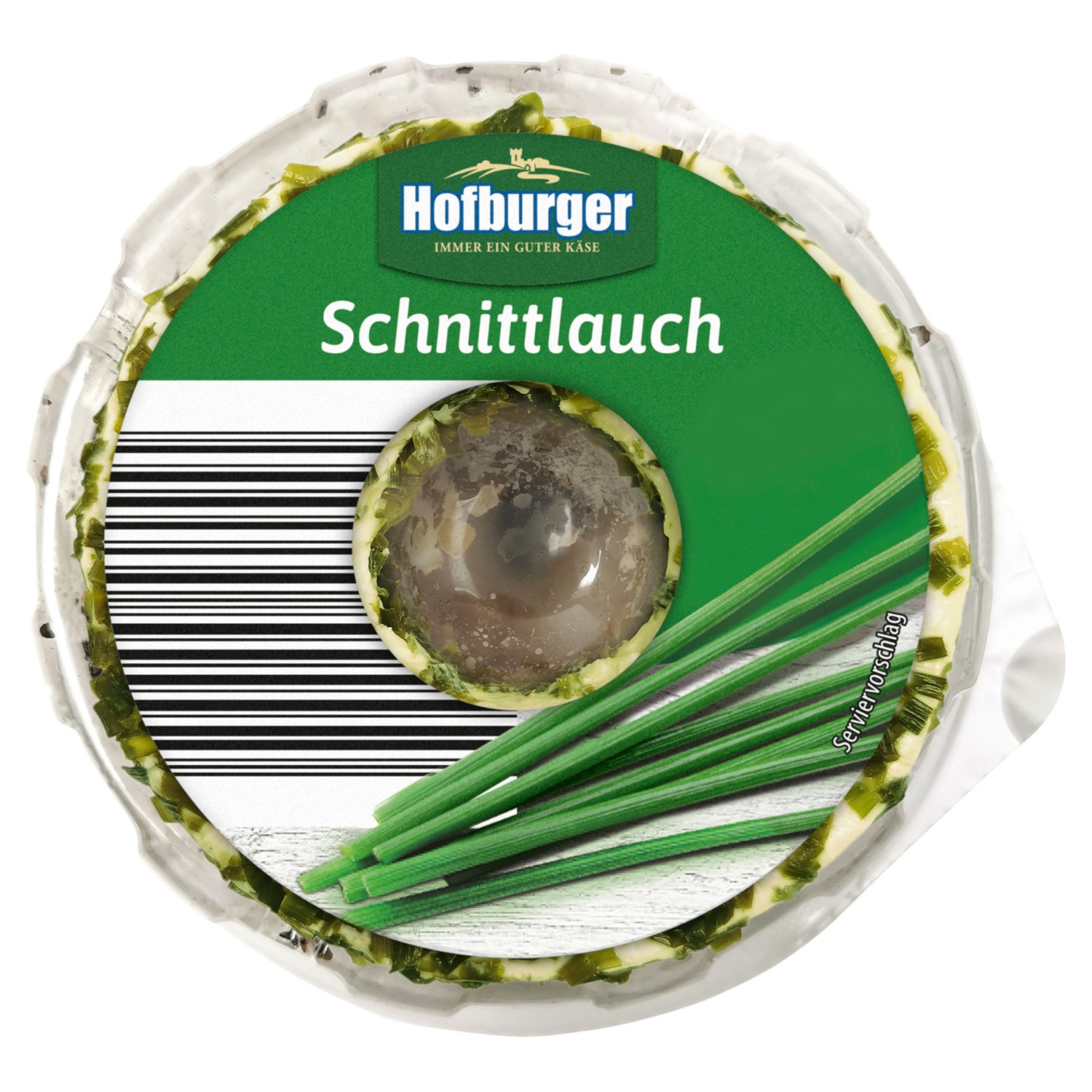HOFBURGER Frischkäsering 125 g, Schnittlauch