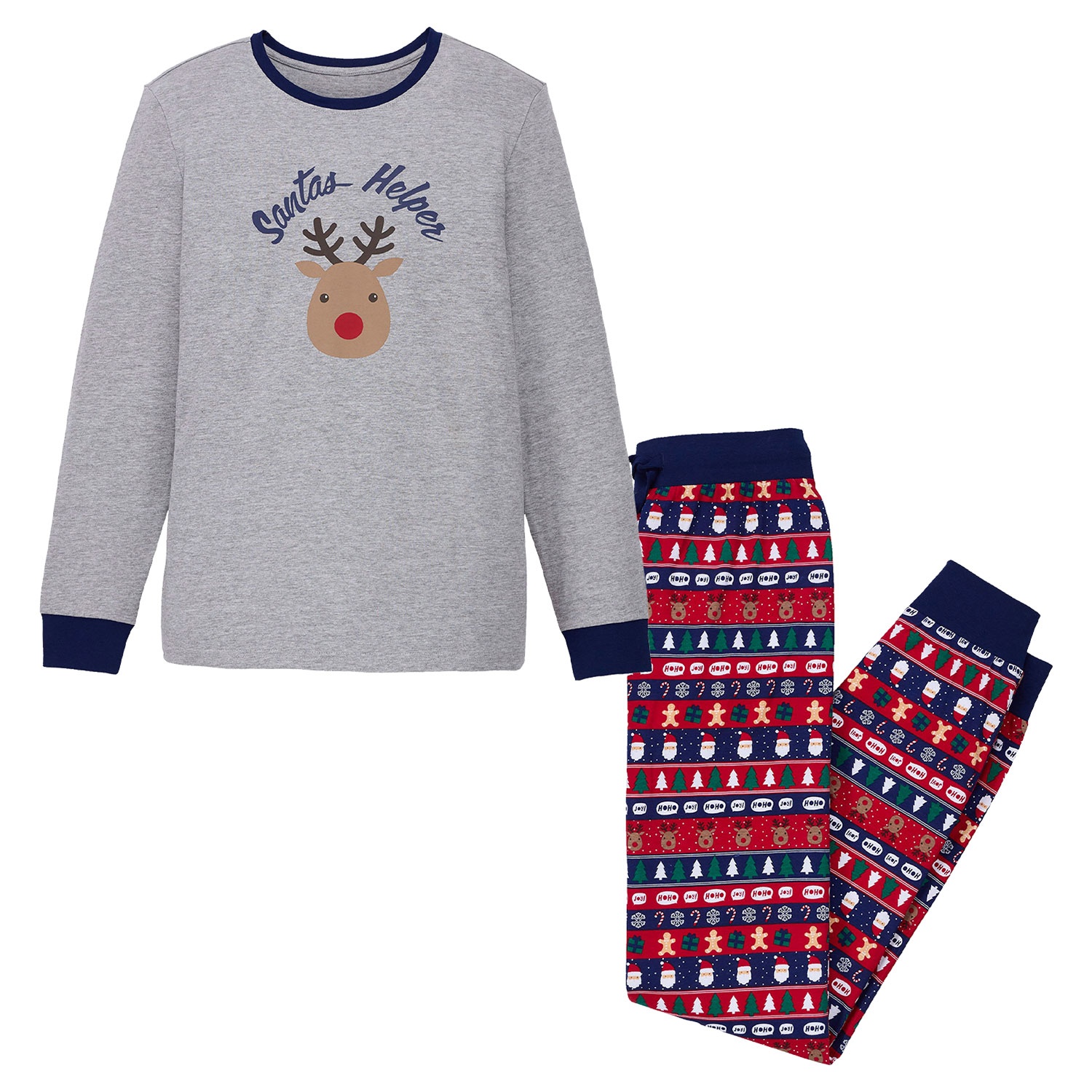 WATSON´S/BLUE MOTION Damen und Herren Weihnachts-Pyjama