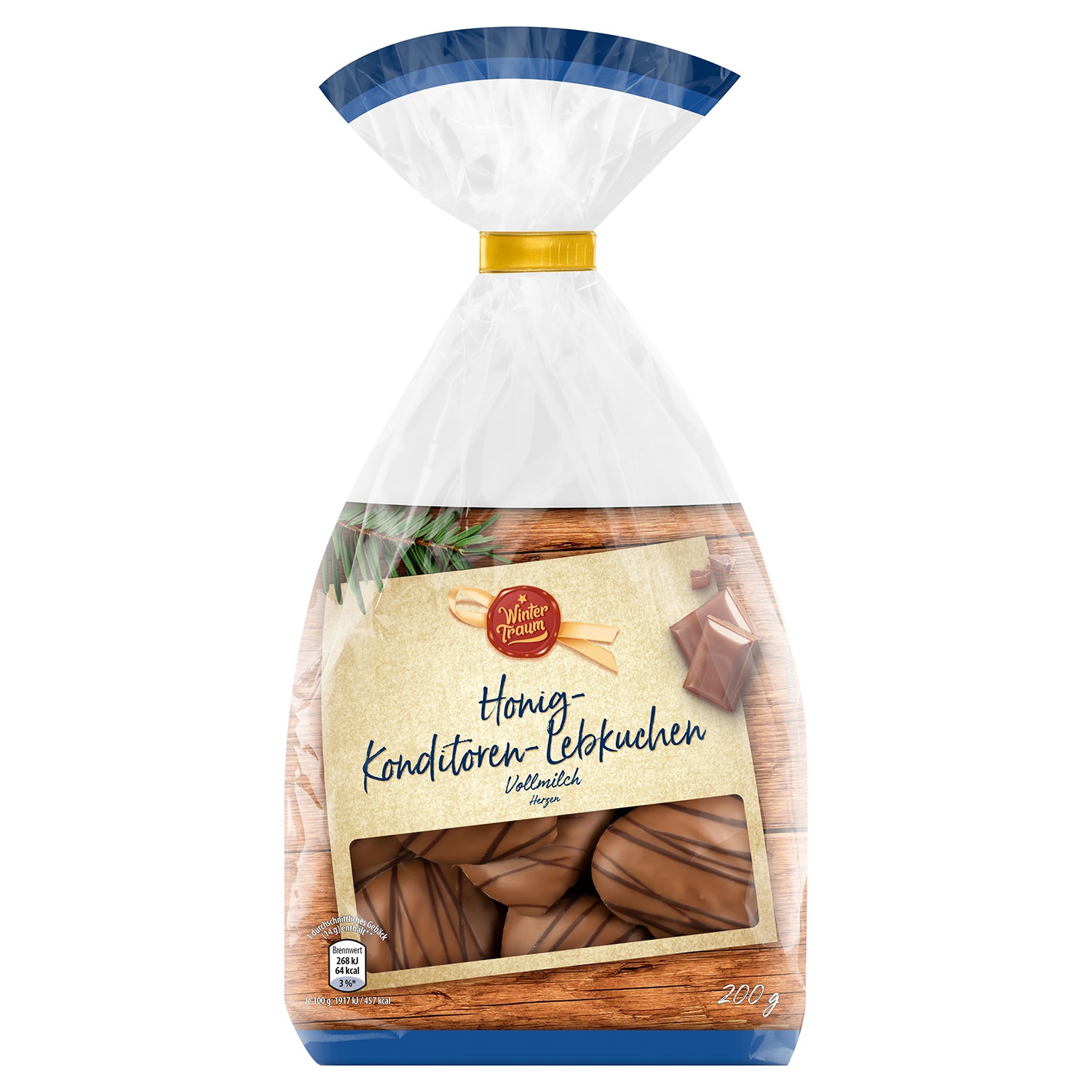 WINTERTRAUM Honig-Konditoren-Lebkuchen 200 g