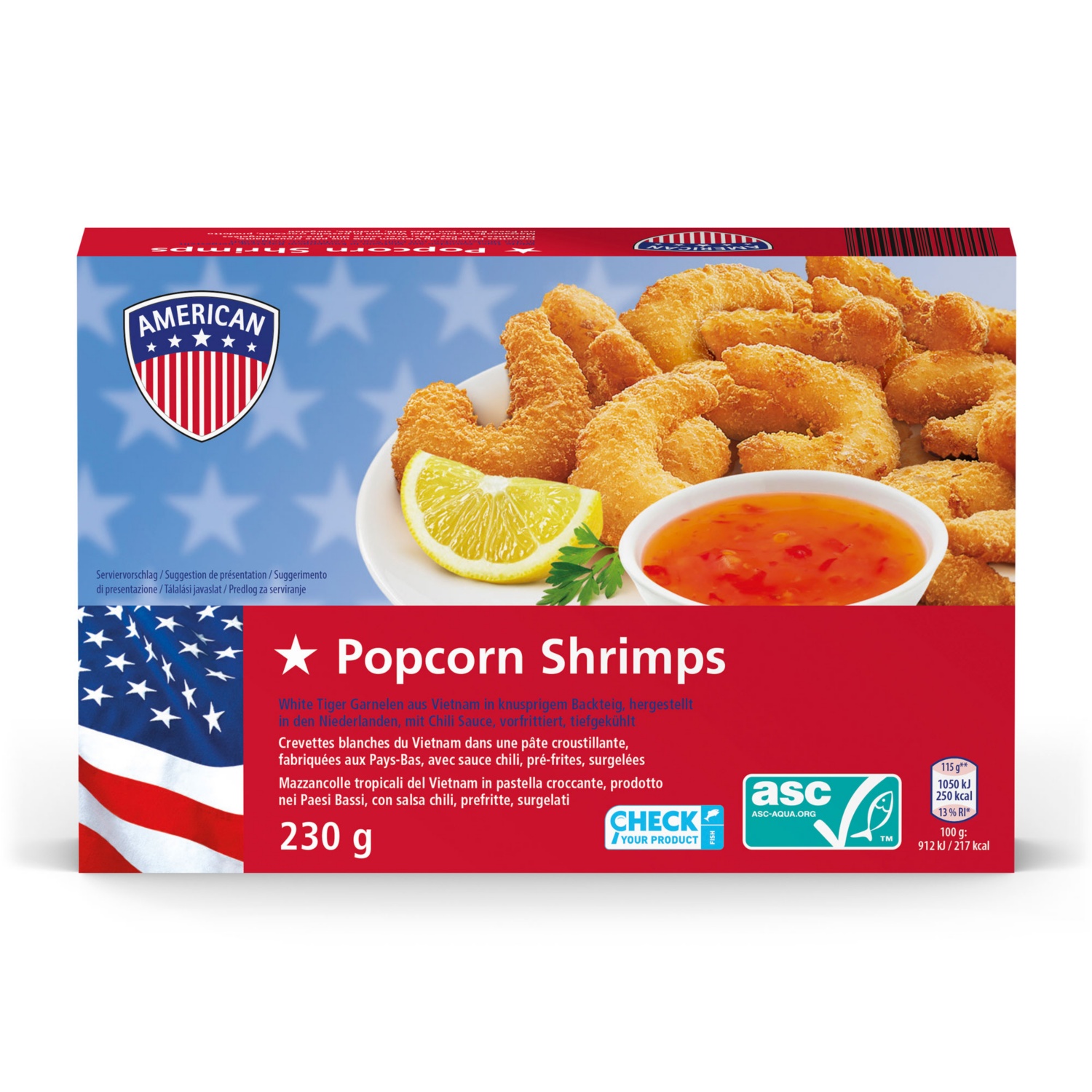 AMERICAN ASC Popcorn Shrimps