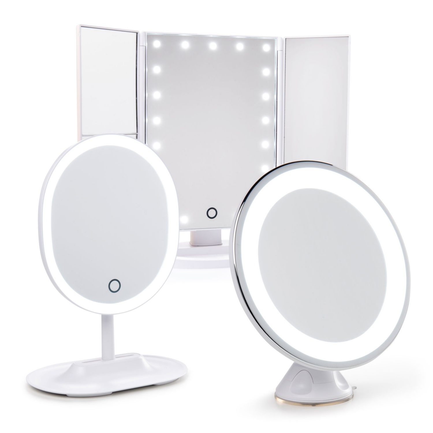 EASYHOME Specchio da make-up con luce LED