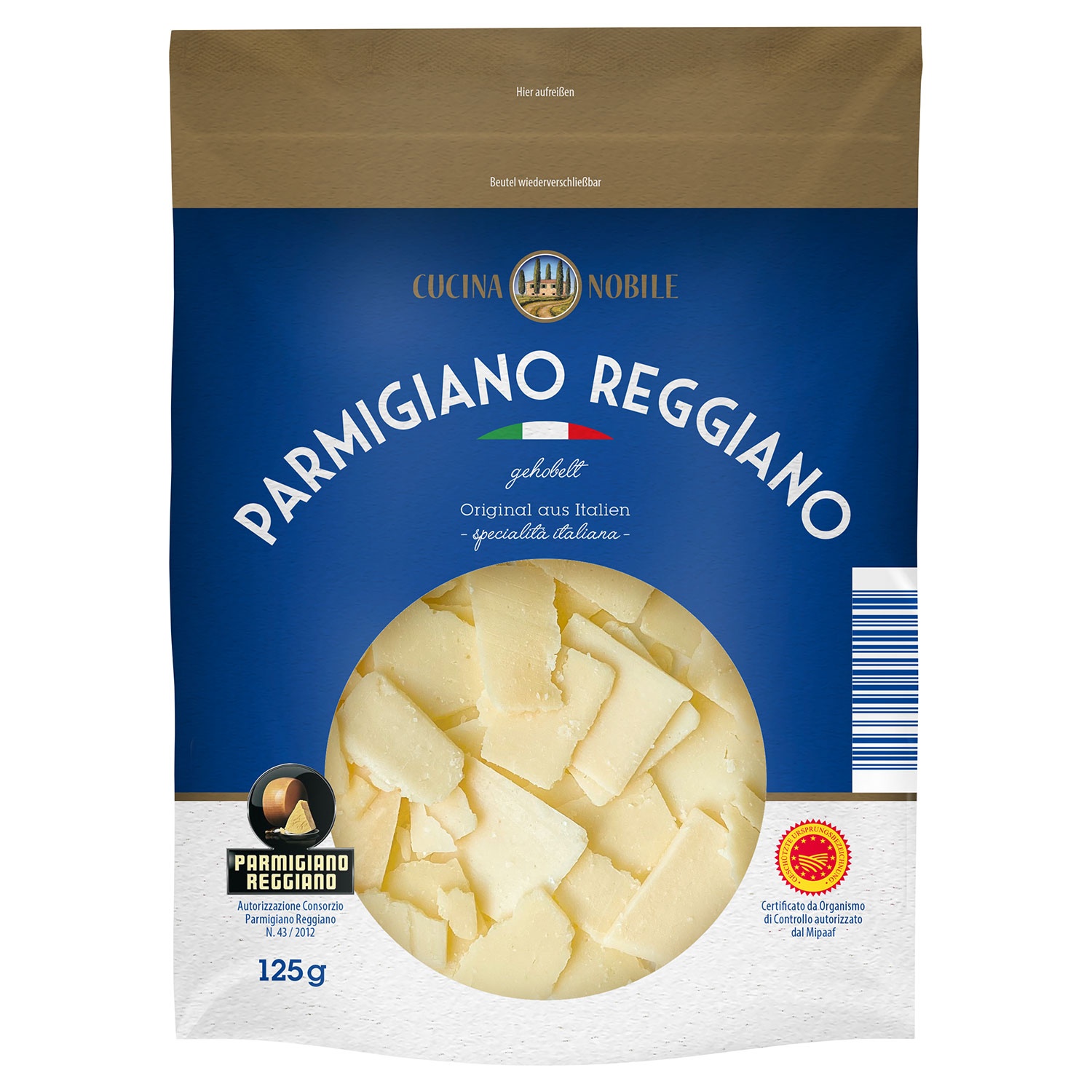 CUCINA NOBILE Parmigiano Reggiano 125 g