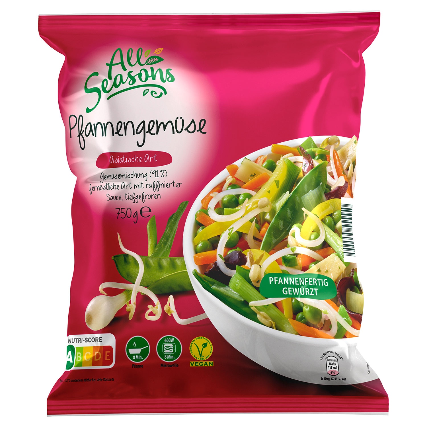 ALL SEASONS Pfannengemüse 750 g