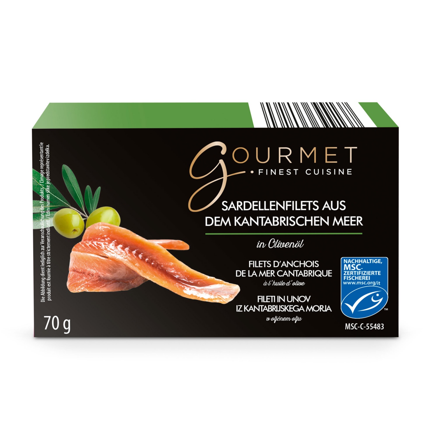 GOURMET MSC Sardellenfilets aus dem kantabrischen Meer