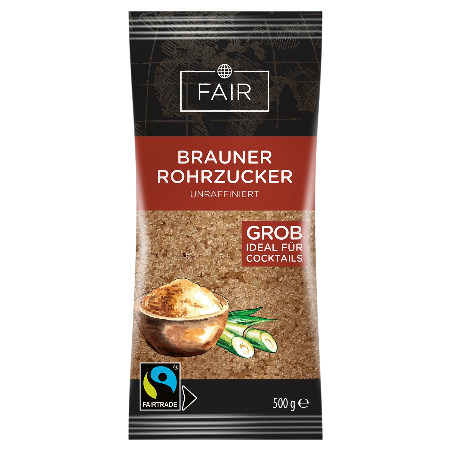 Brauner Rohrzucker 0,5 kg, Grob | ALDI SÜD