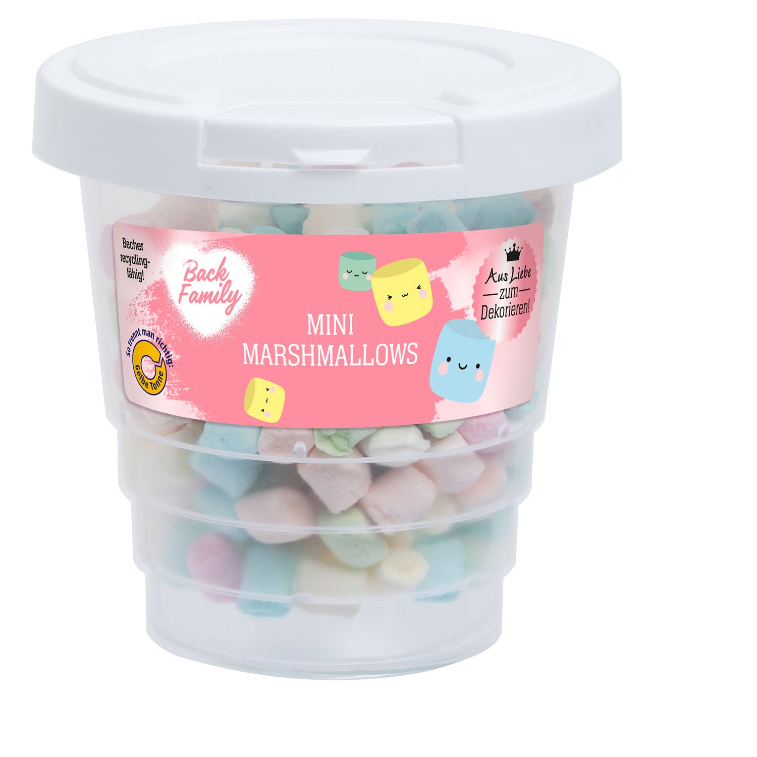 BACK FAMILY Streudekore, Mini-Marshmallows 20 g