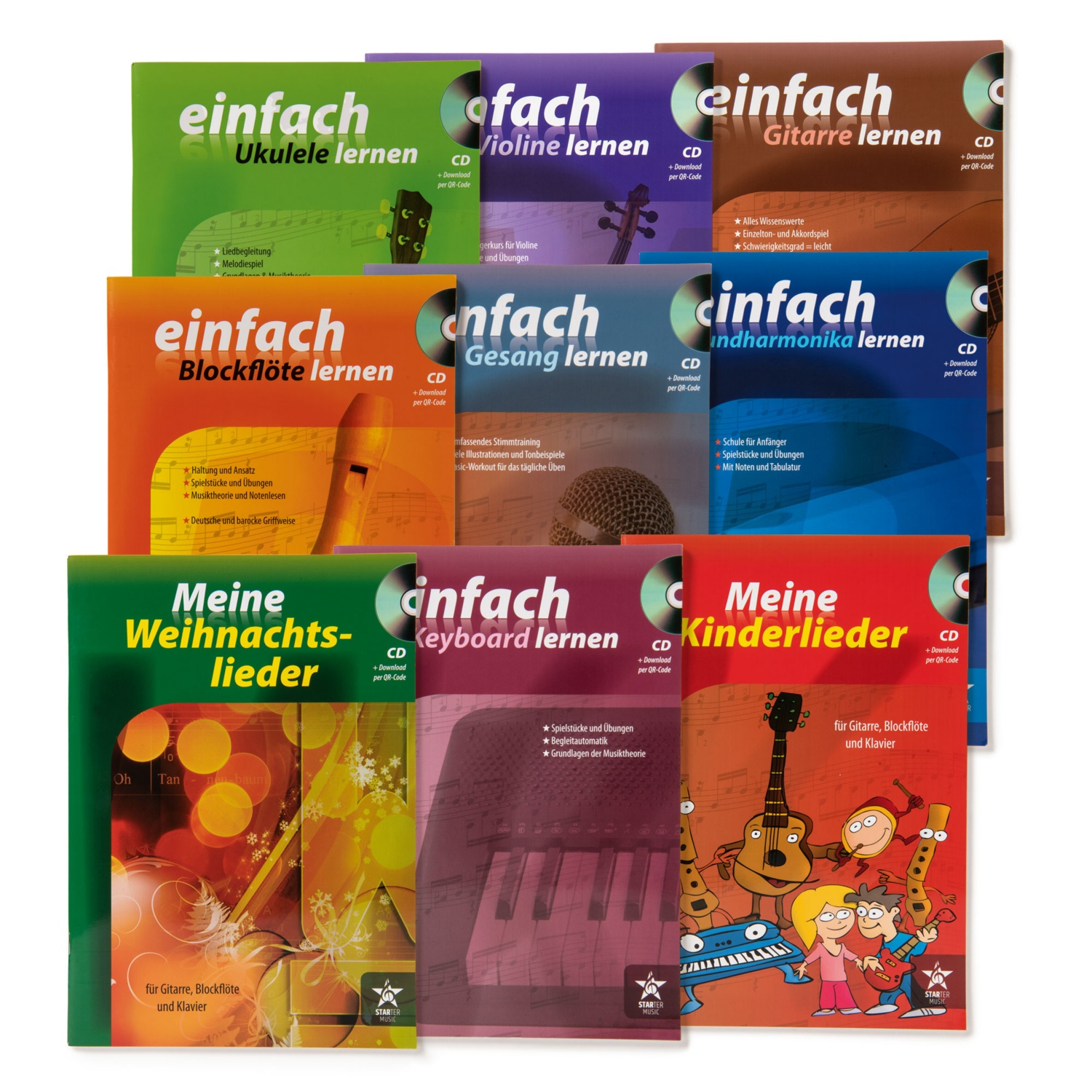 Notenbuch mit CD