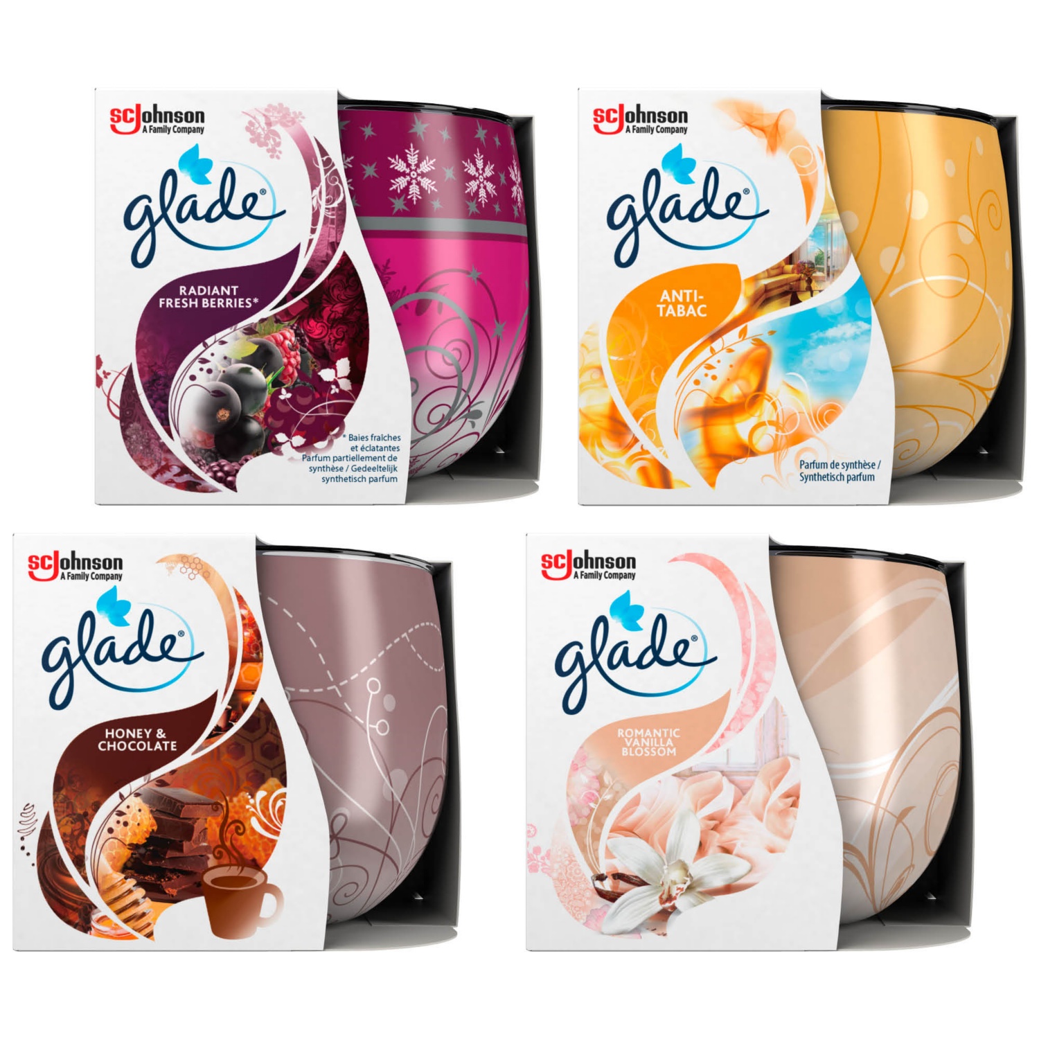 Glade Bougie parfumée Anti-Tabac