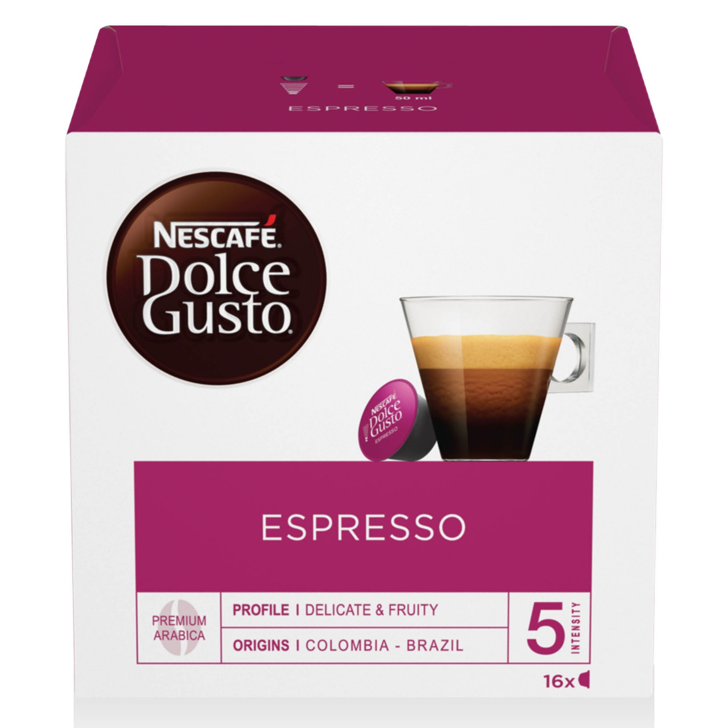NESCAFÉ Dolce Gusto kávékapszula 16 darab, Espresso