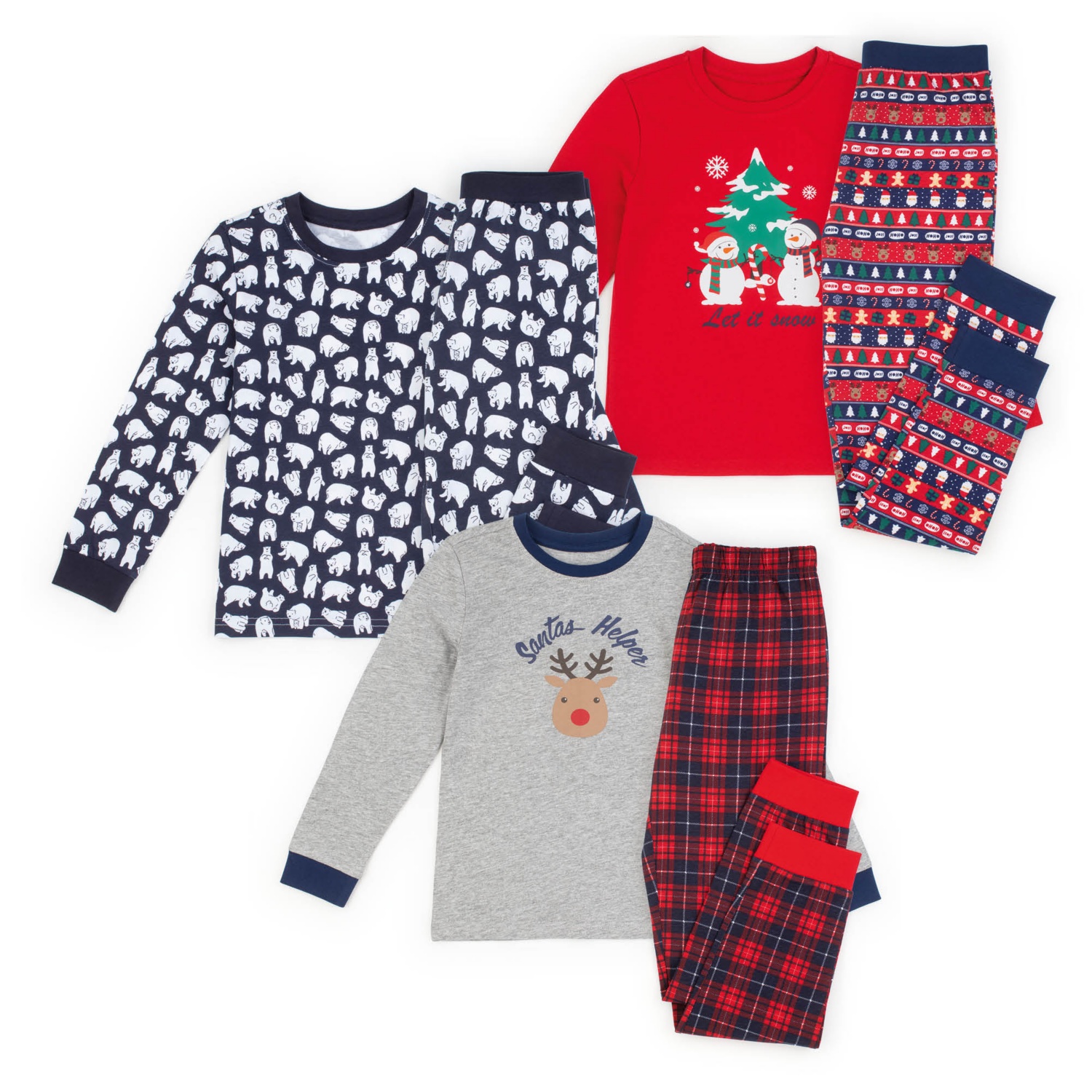ALIVE Gyermek karácsonyi mintás pizsama