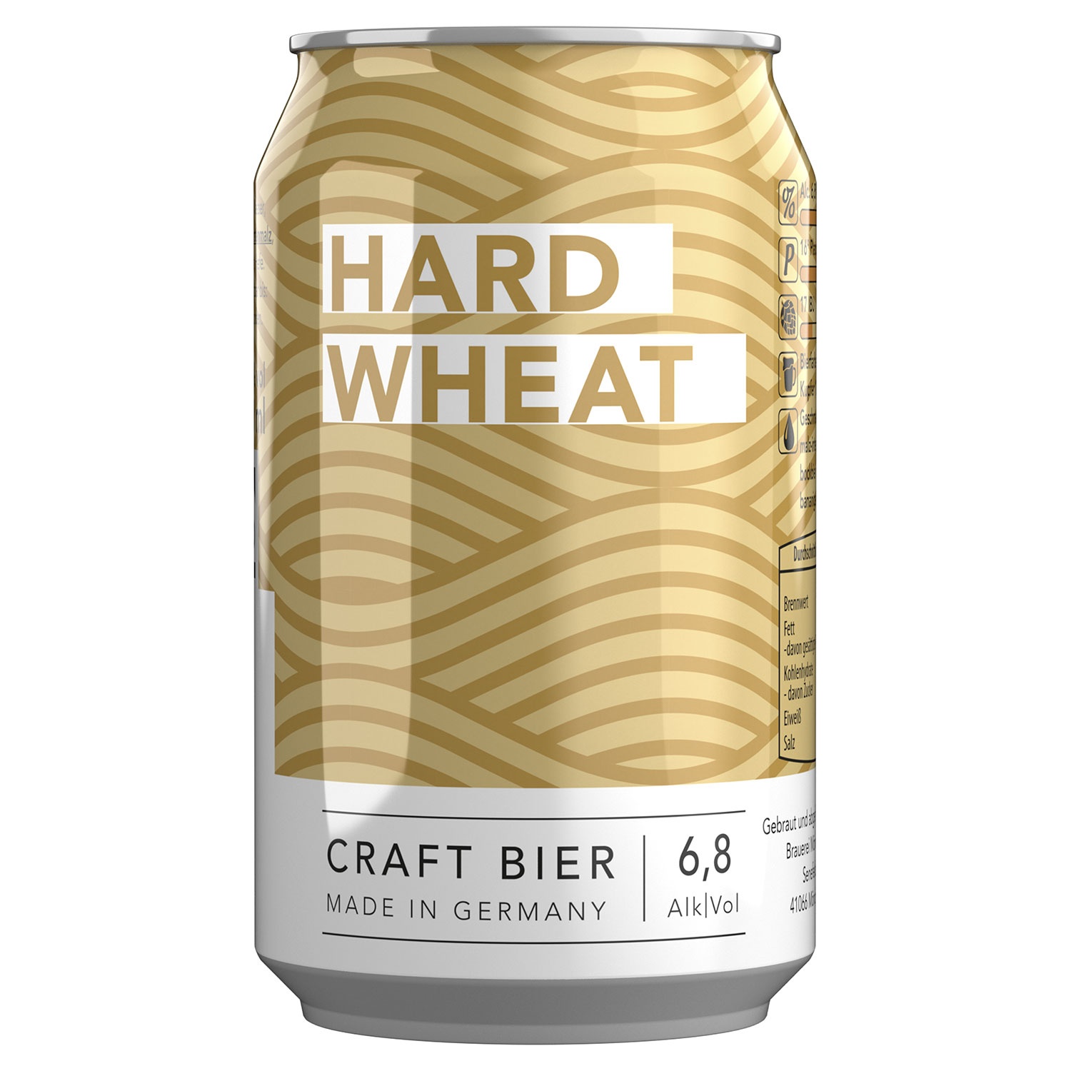 OETTINGER Craft Bier Dose 330 ml, Hard Wheat