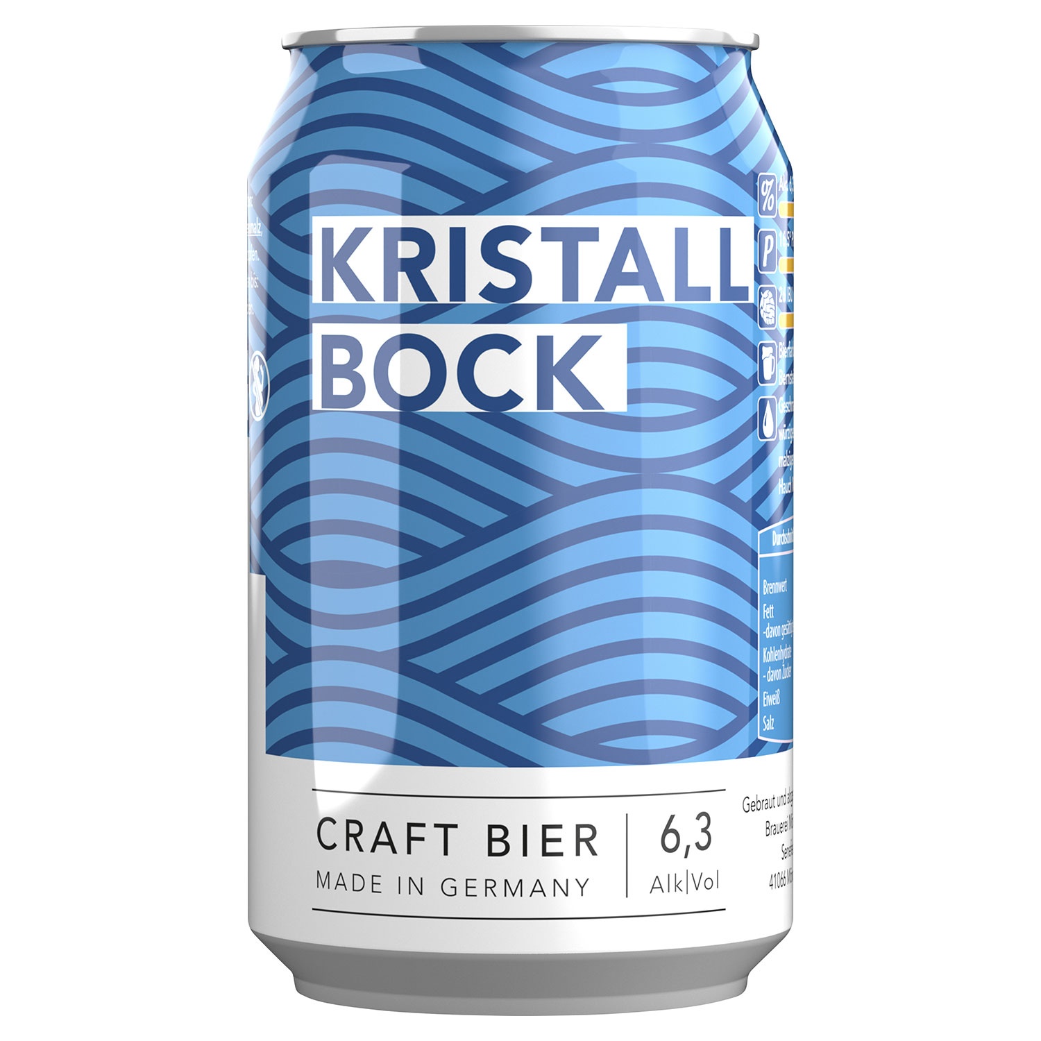 OETTINGER Craft Bier Dose 330 ml, Kristall Bock