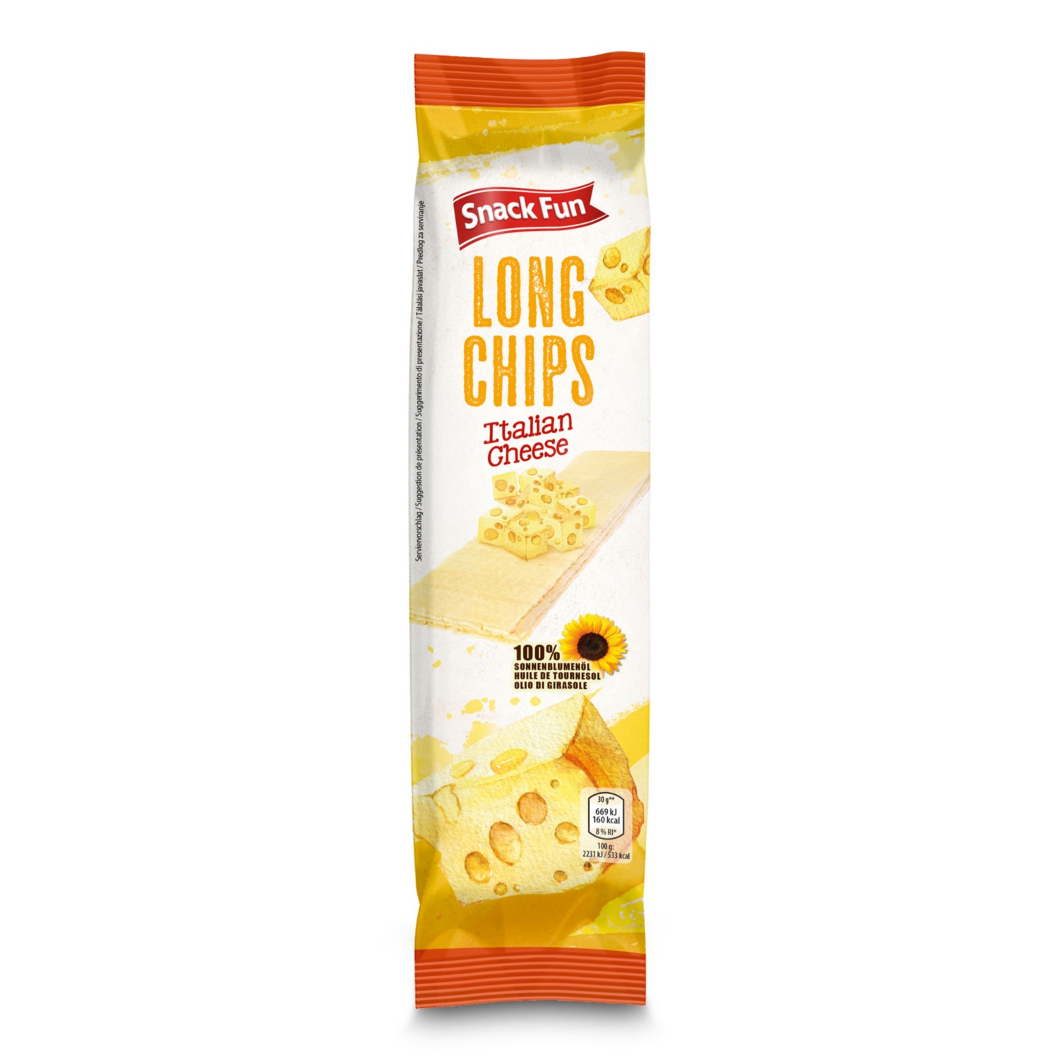 SNACK FUN Long Chips, Käse