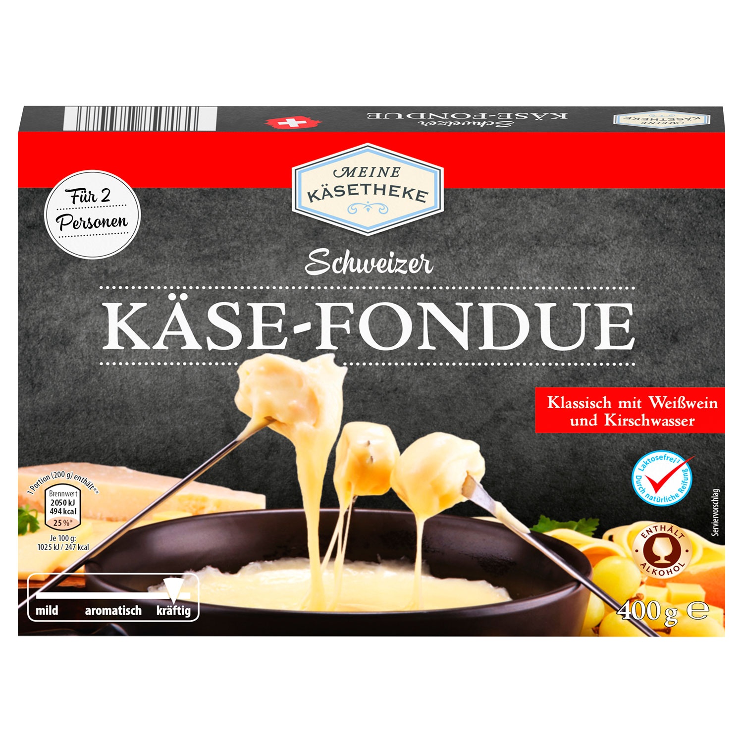MEINE KÄSETHEKE Schweizer Käse-Fondue 400 g