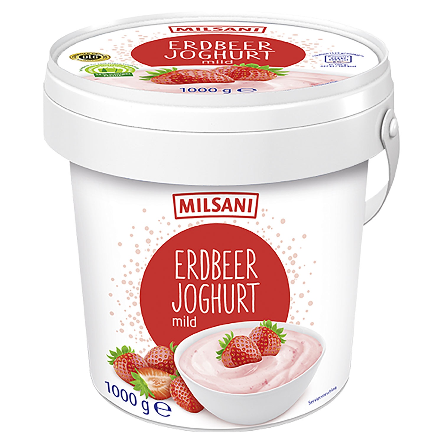 MILSANI Joghurt und Dessert 1 kg, Erdbeer-Joghurt