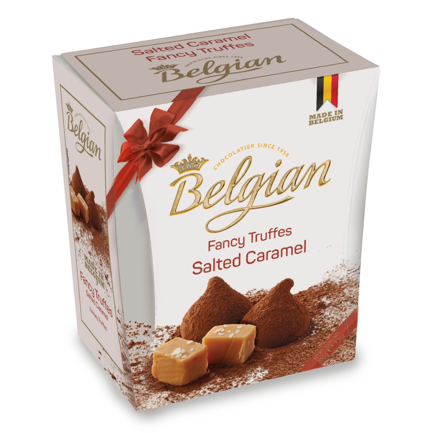 BELGIAN Trüffel praliné 200 g, sós karamellás