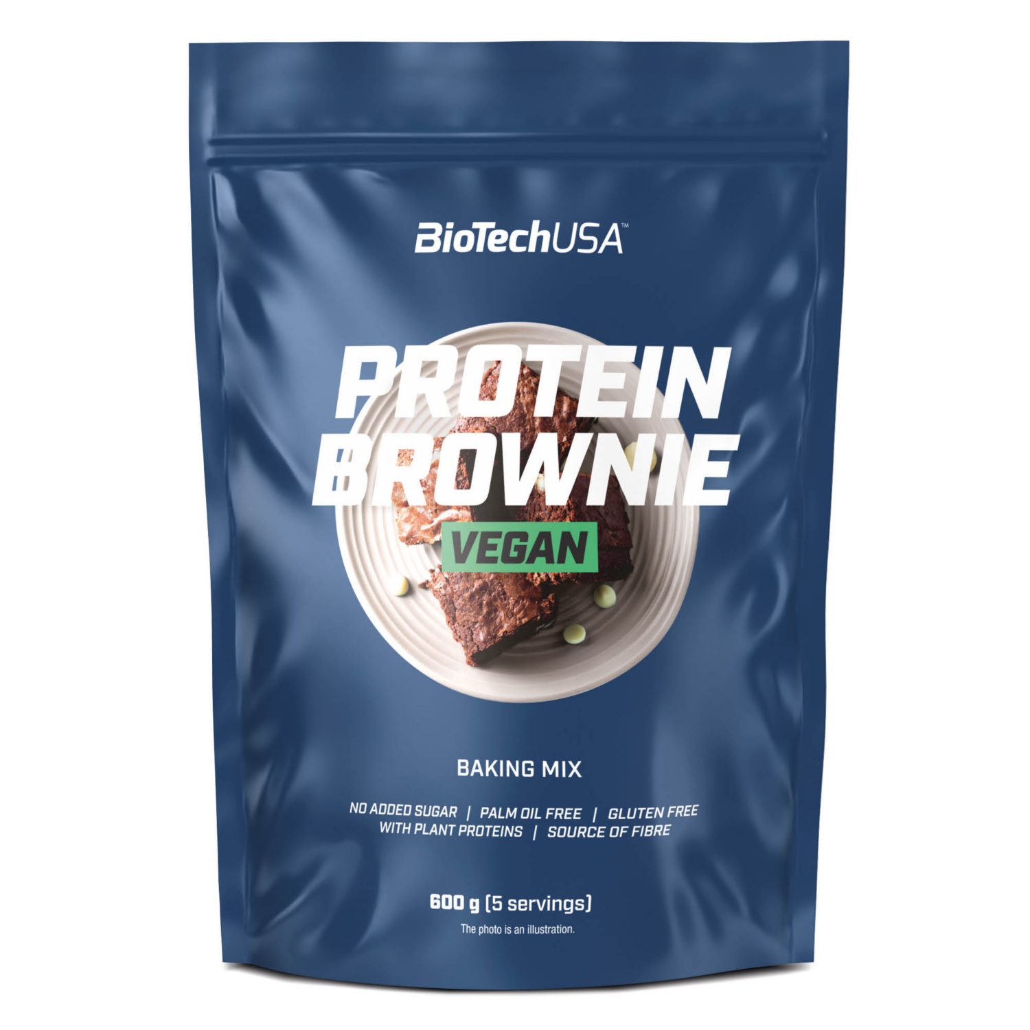 BIOTECHUSA Protein Brownie 600 g, Vegán
