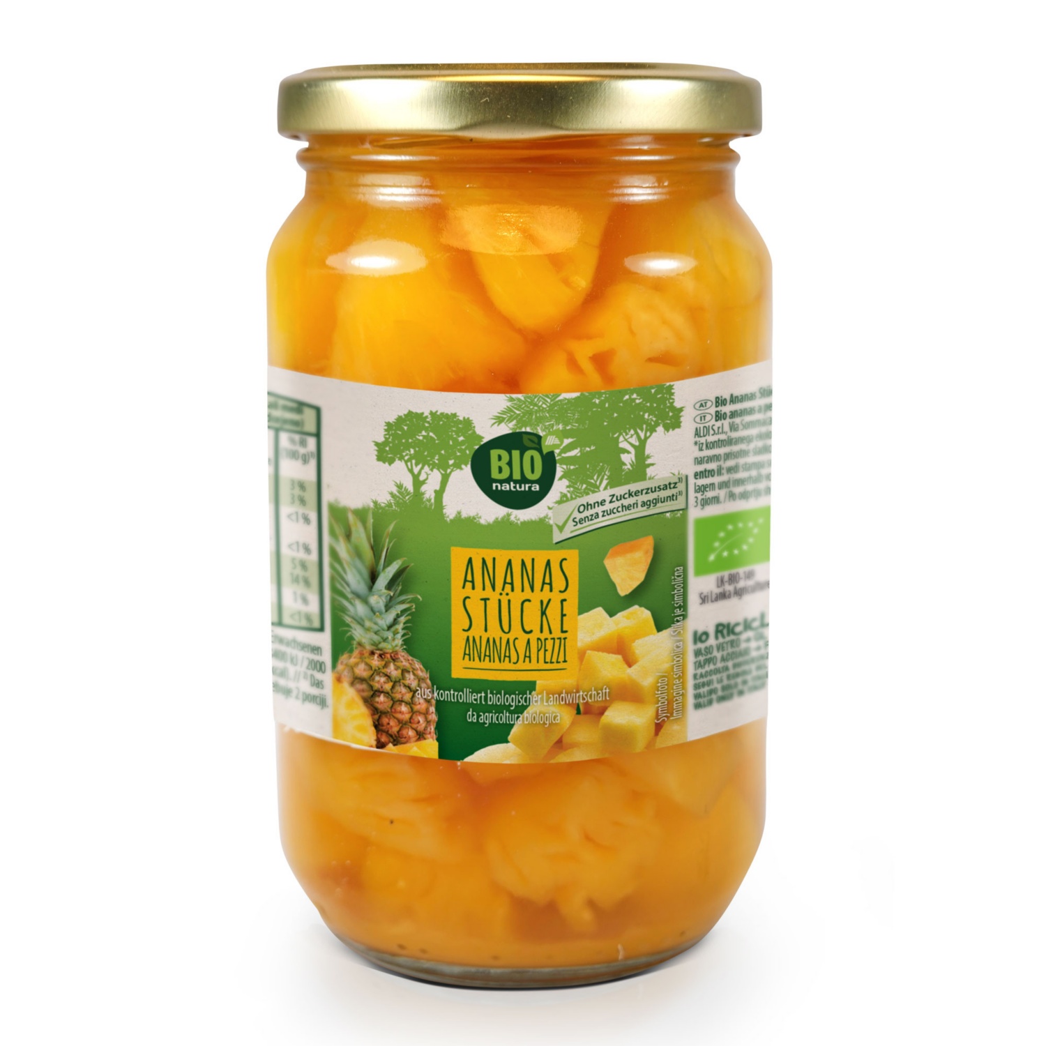 BIO NATURA BIO Ananas Stücke