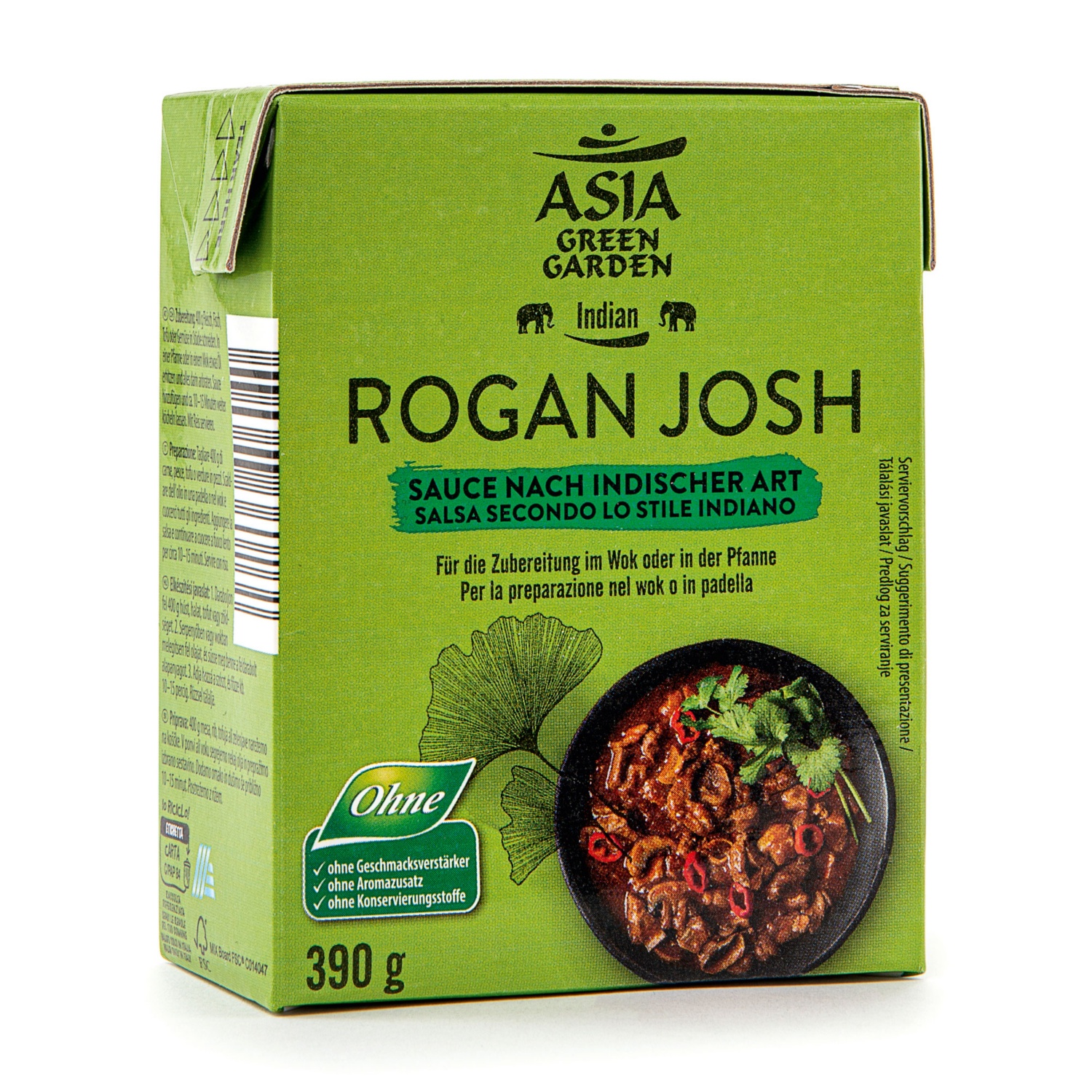 ASIA GREEN GARDEN Salsa indiana, Rogan Josh