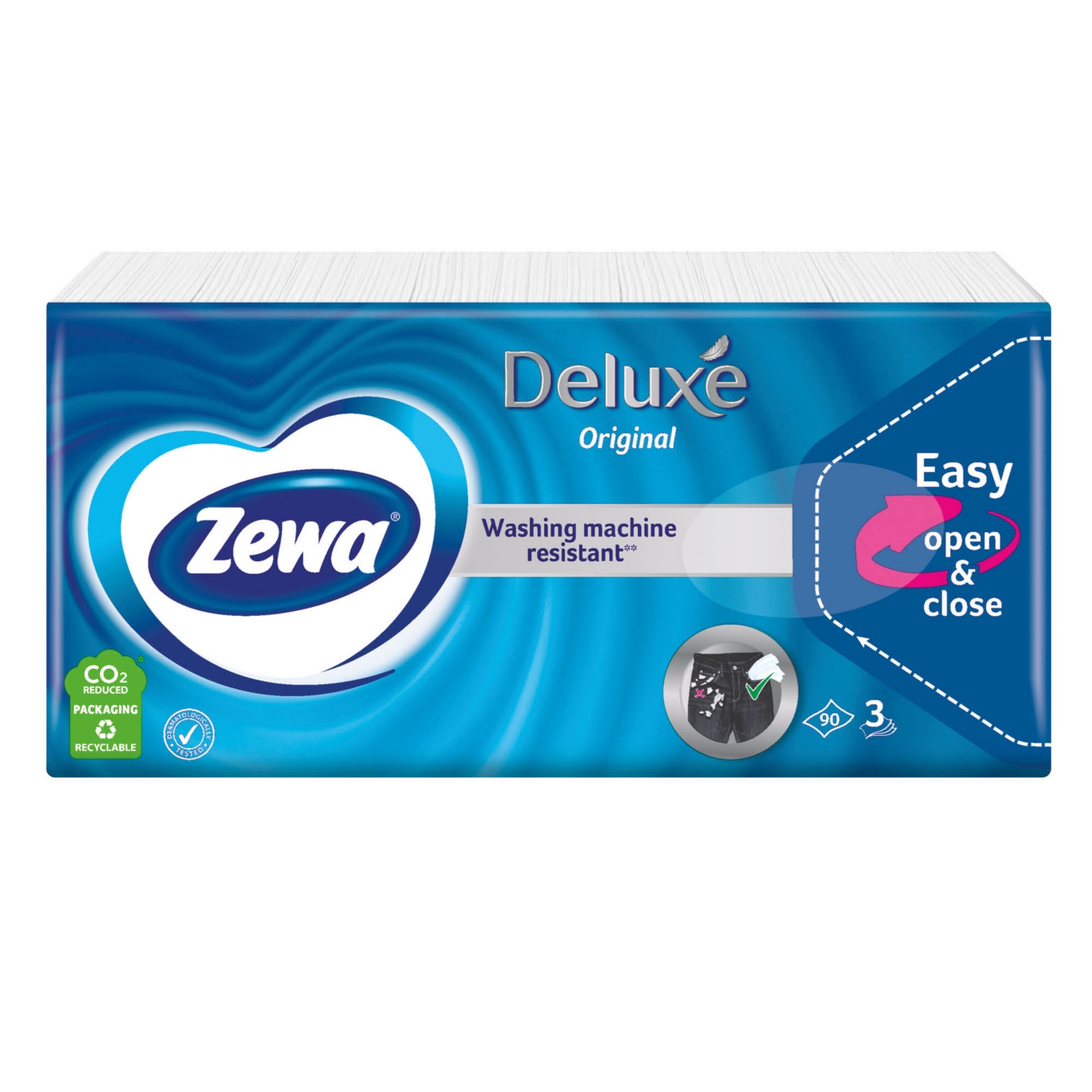 ZEWA Deluxe papírzsebkendő, 90 darab