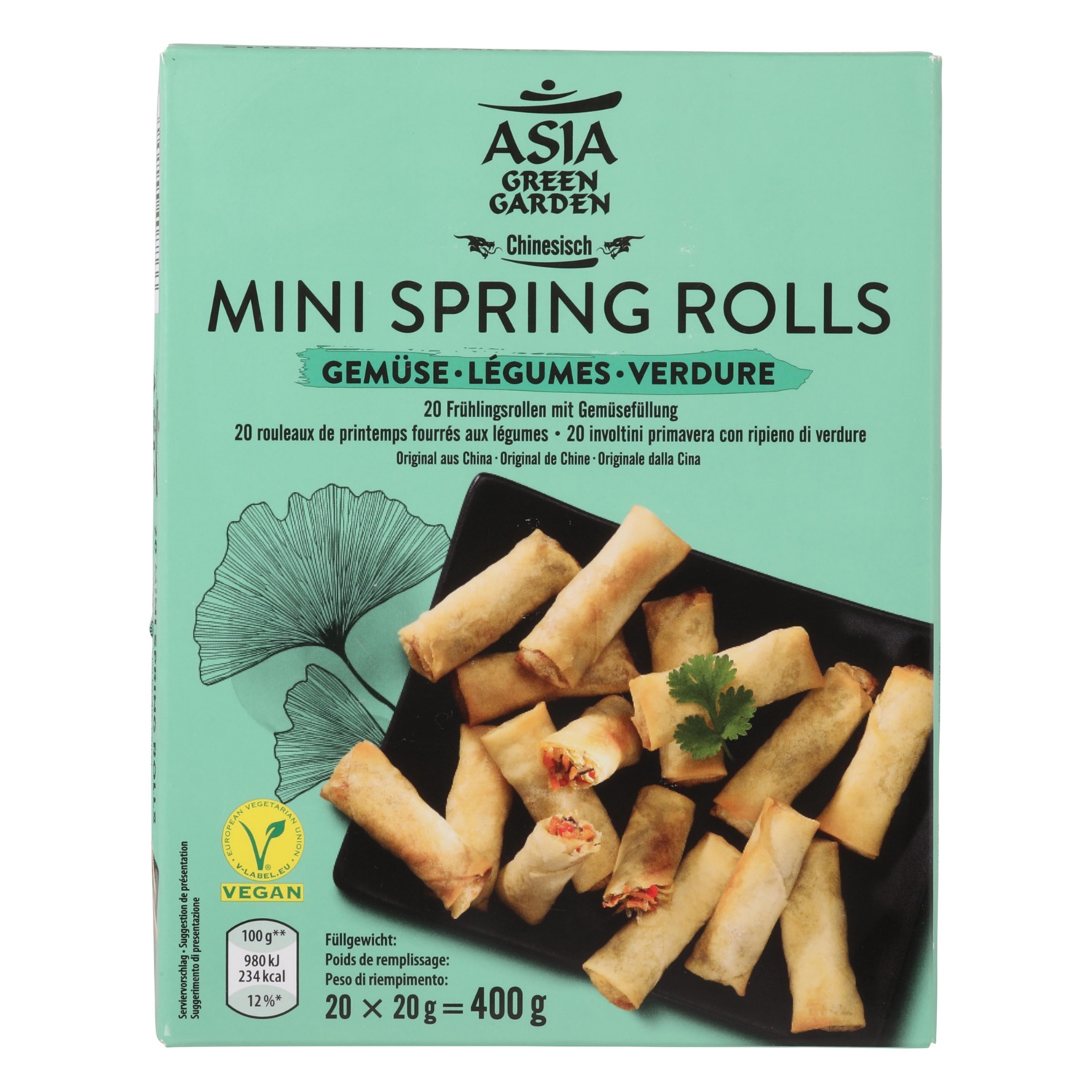 ASIA Mini Frühlingsrollen Gemüse