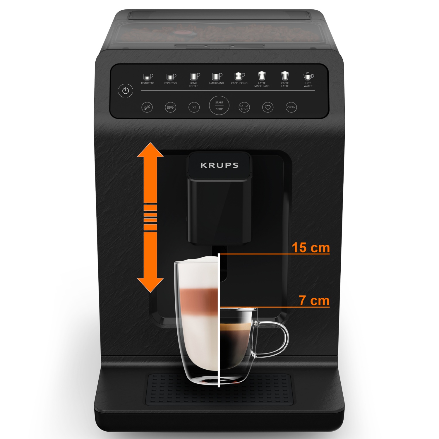KRUPS Evidence Eco-Design EA897BCH Kaffeevollautomat
