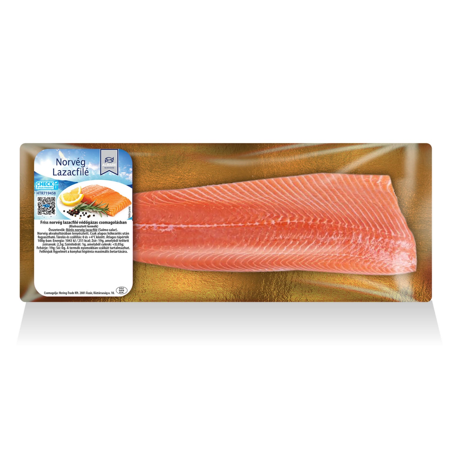 ALMARE SEAFOOD Norv g lazacfil 1 kg