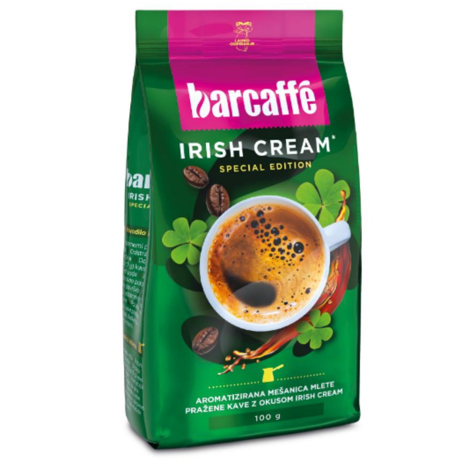 BARCAFFE Mleta kava, Irisch Cream