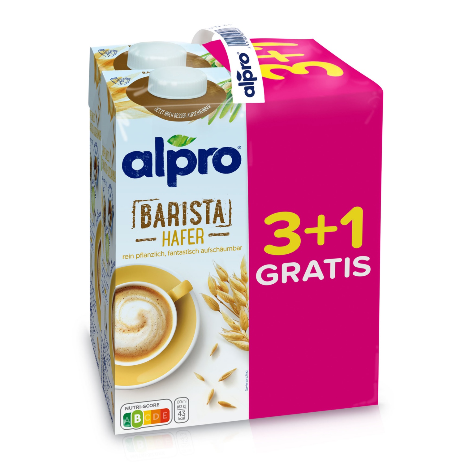 Alpro Hafer Barista 3+1 Multipack