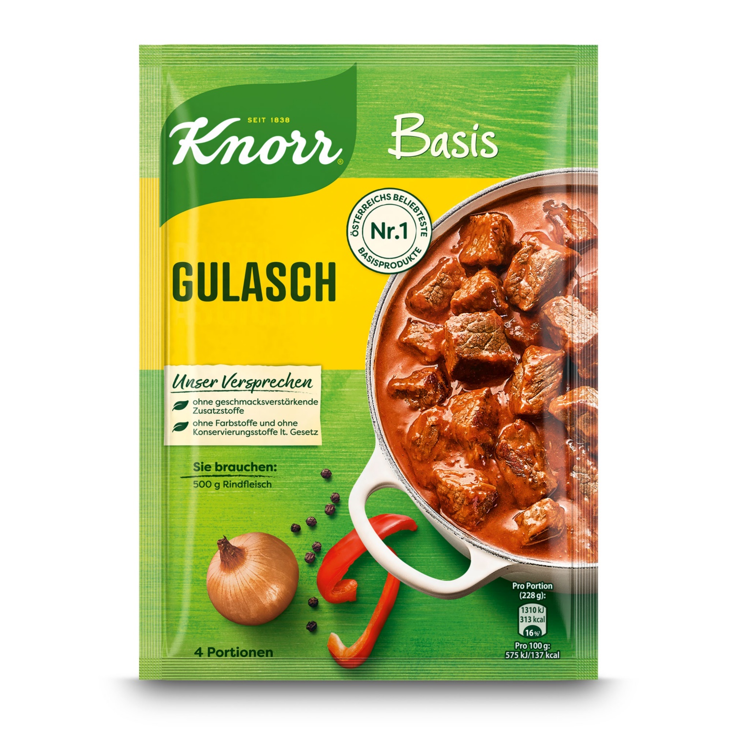 KNORR Basis, Gulasch