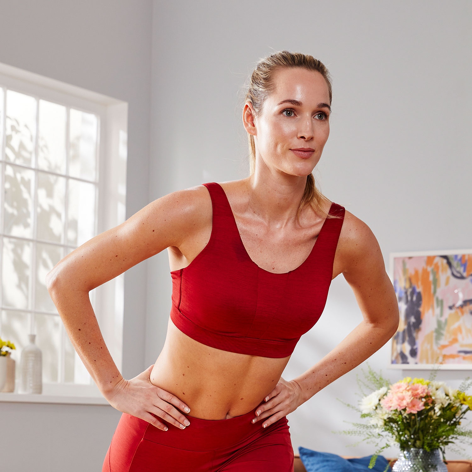 Crane Black Sport Bra - ALDI UK