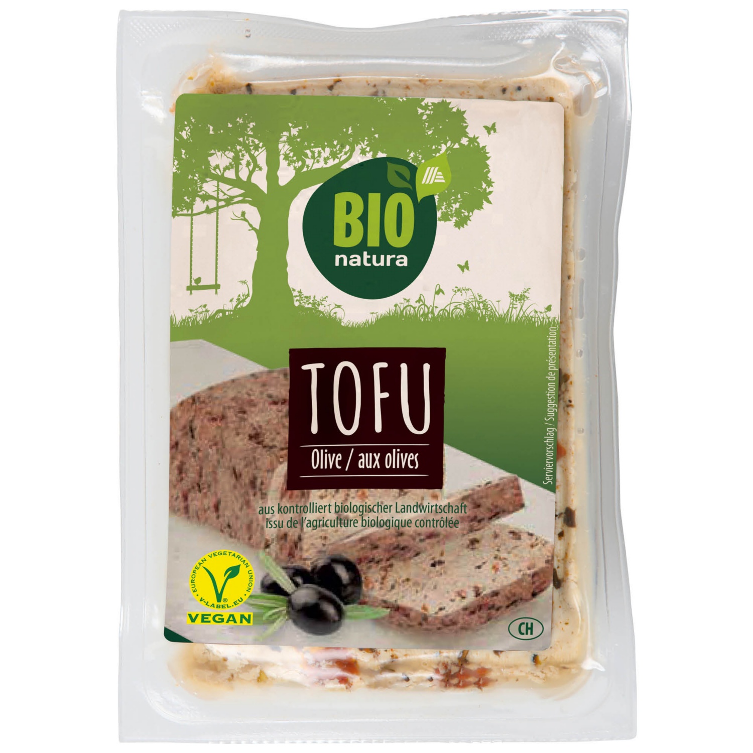 BIO NATURA Tofu, mit Oliven