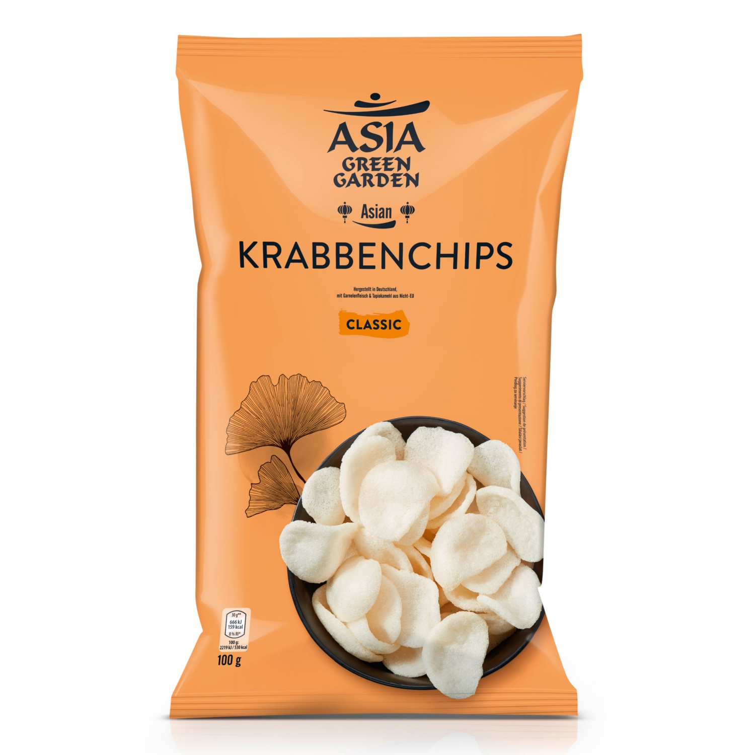 ASIA GREEN GARDEN Krabbenchips, Classic