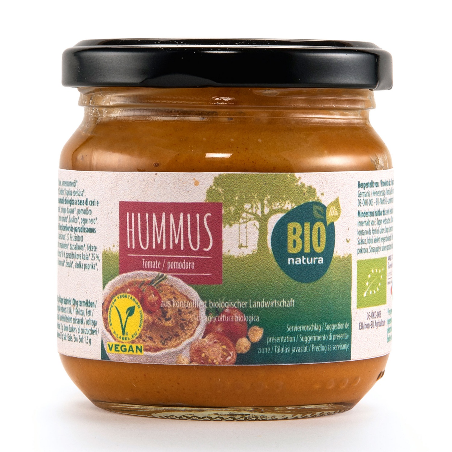 BIO NATURA Bio Hummus, Tomate