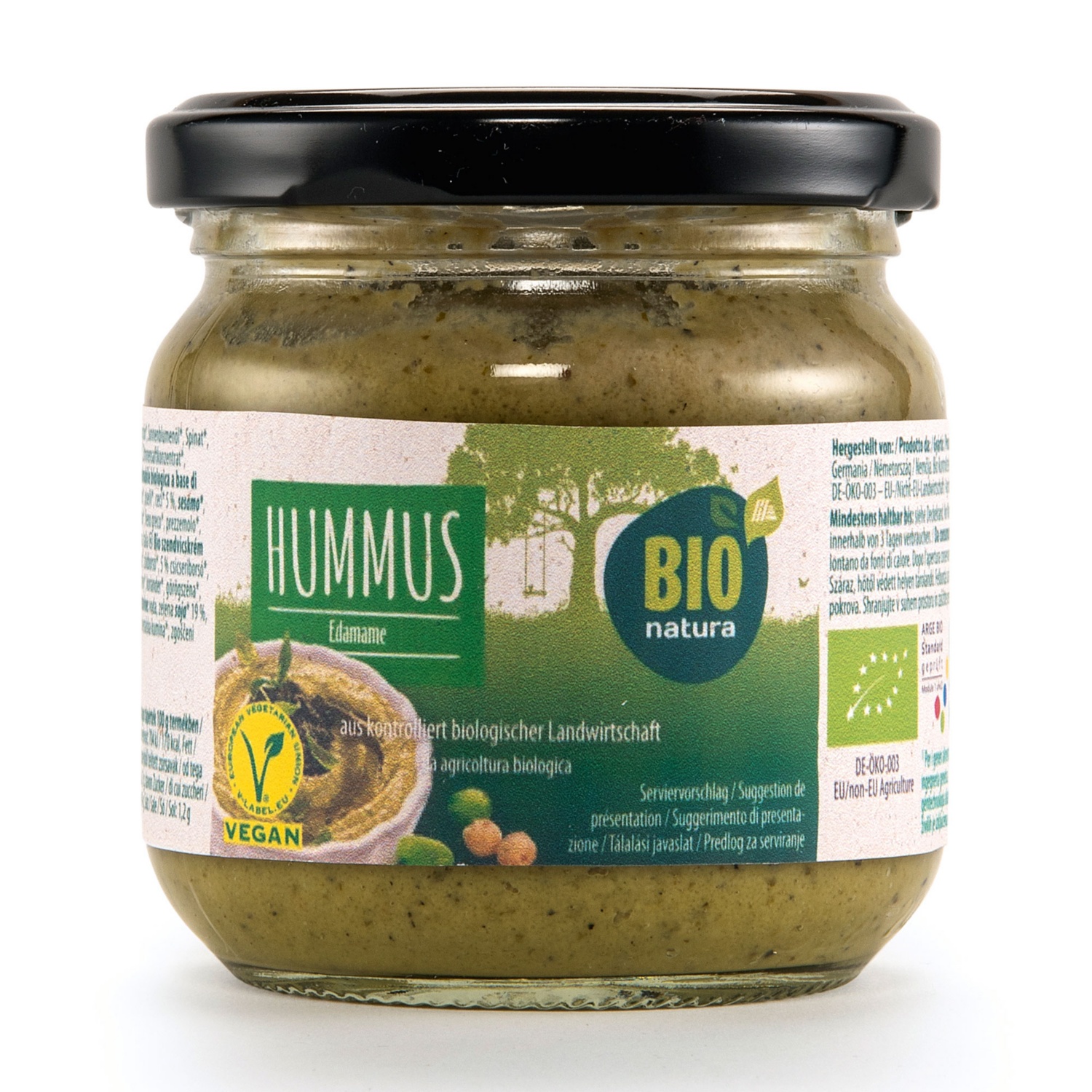 BIO NATURA Bio Hummus, Edamame