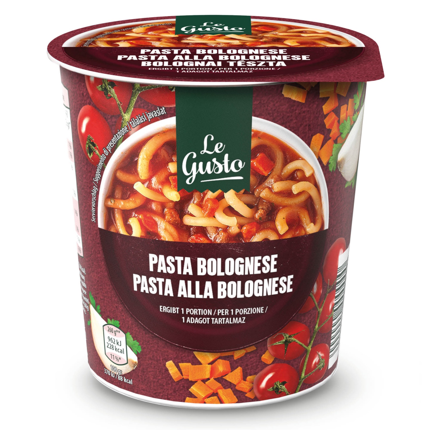 LE GUSTO Pasta alla bolognese ALDI