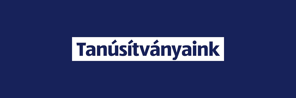 Tanúsítványaink