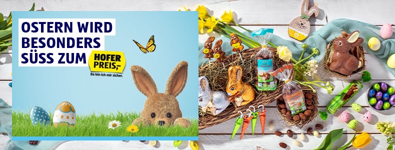 Ostern wird besonders sss zum HOFER Preis