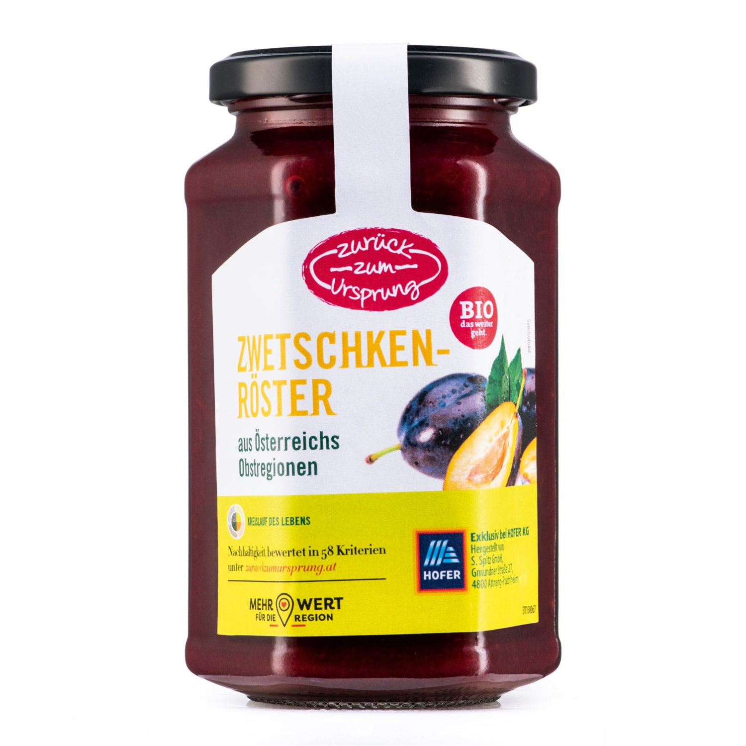 ZURÜCK ZUM URSPRUNG BIO-Fruchtröster, Zwetschke