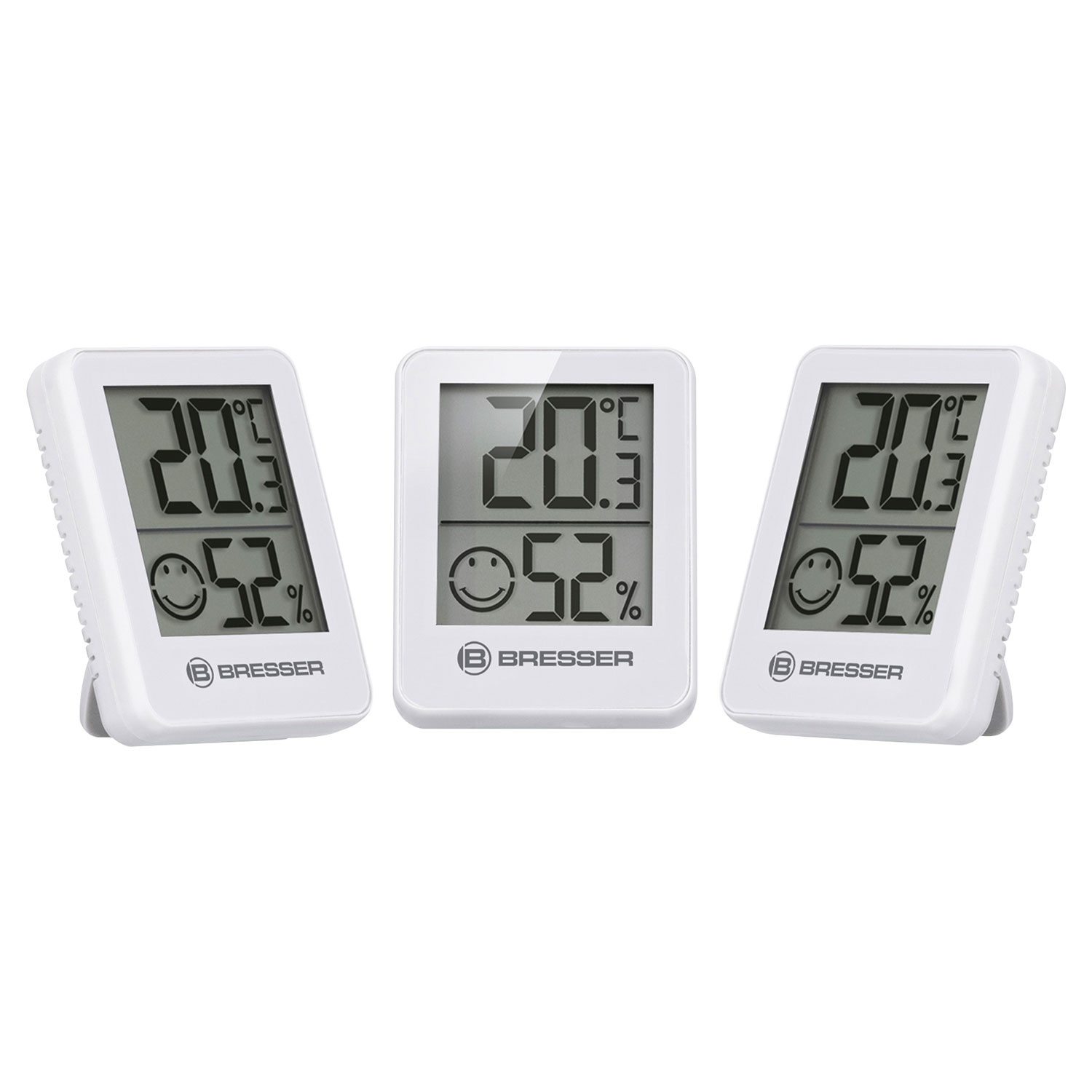 BRESSER® Thermo-Hygrometer, 3er-Set