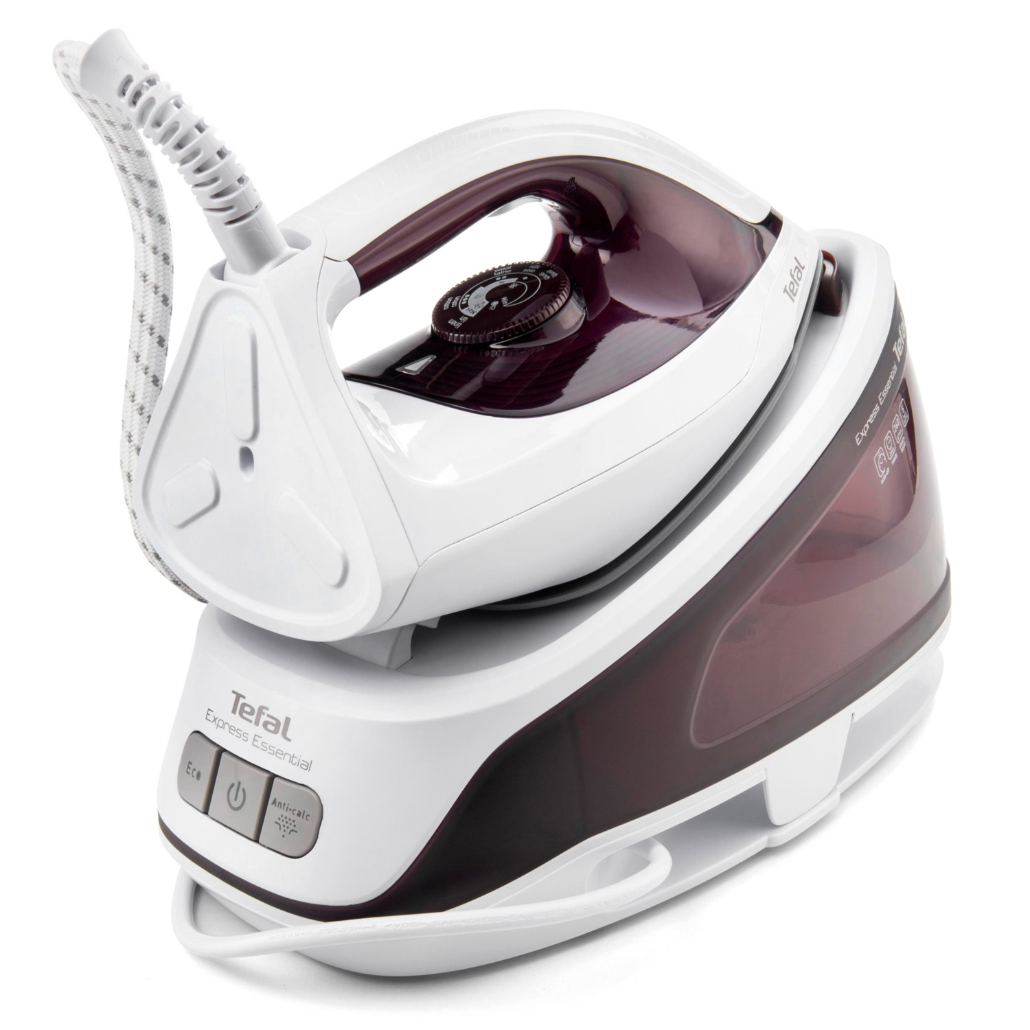 ▷ Tefal Pro Express Ultimate II GV9711E0 ferro da stiro a caldaia 3000 W  1,2 L Durilium AirGlide soleplate Rosso, Bianco