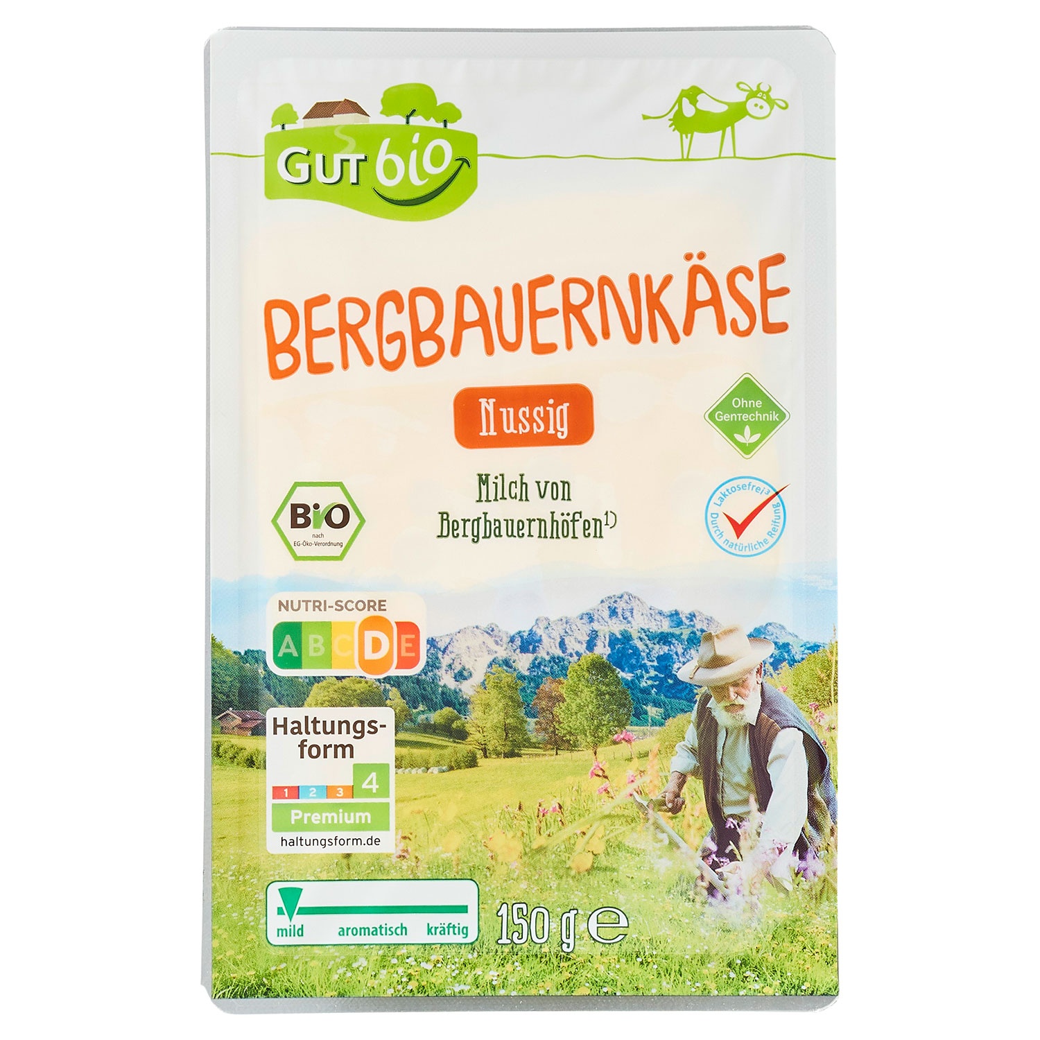 GUT BIO Bio-Bergbauernkäse 150 g