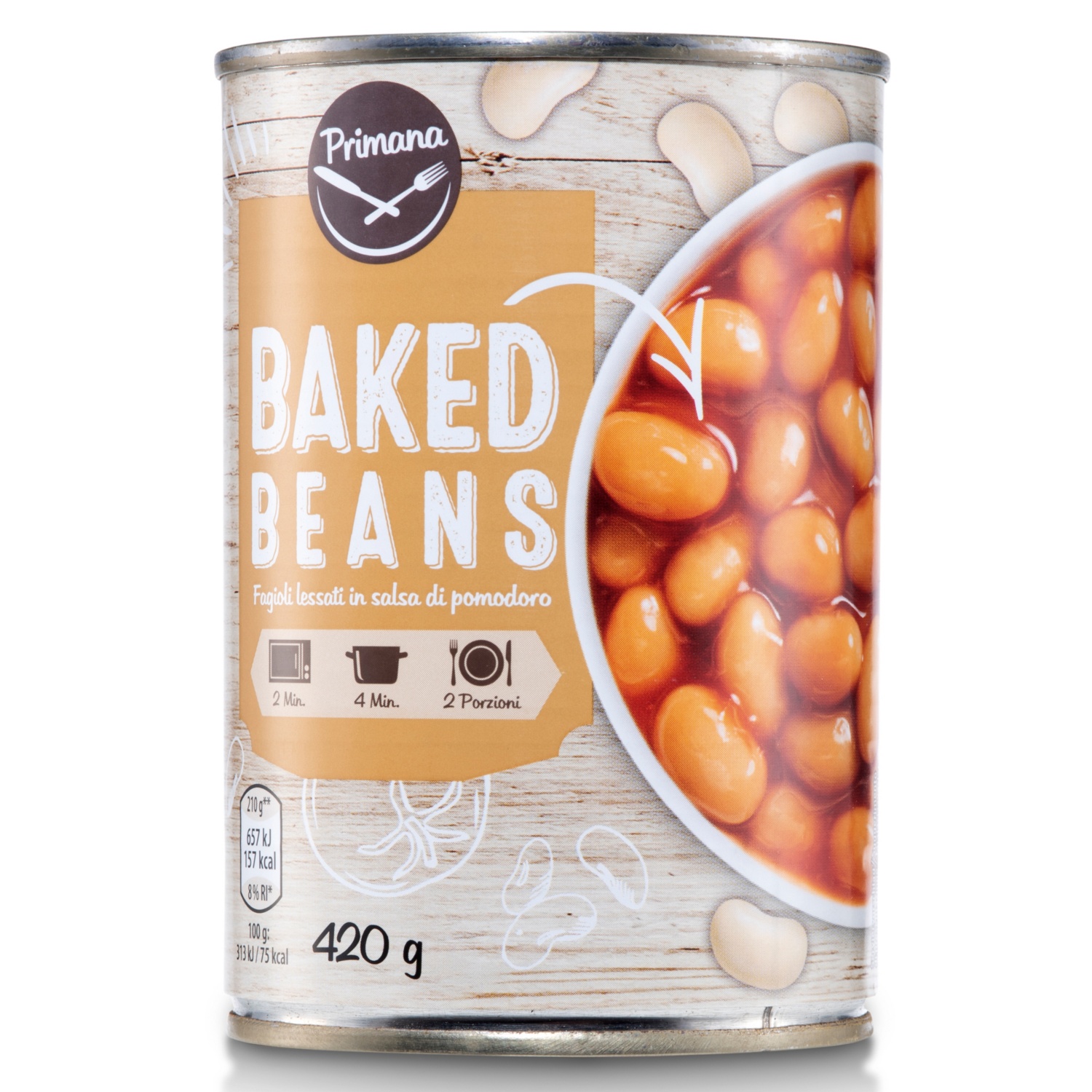 PRIMANA Baked Beans in Tomatensauce
