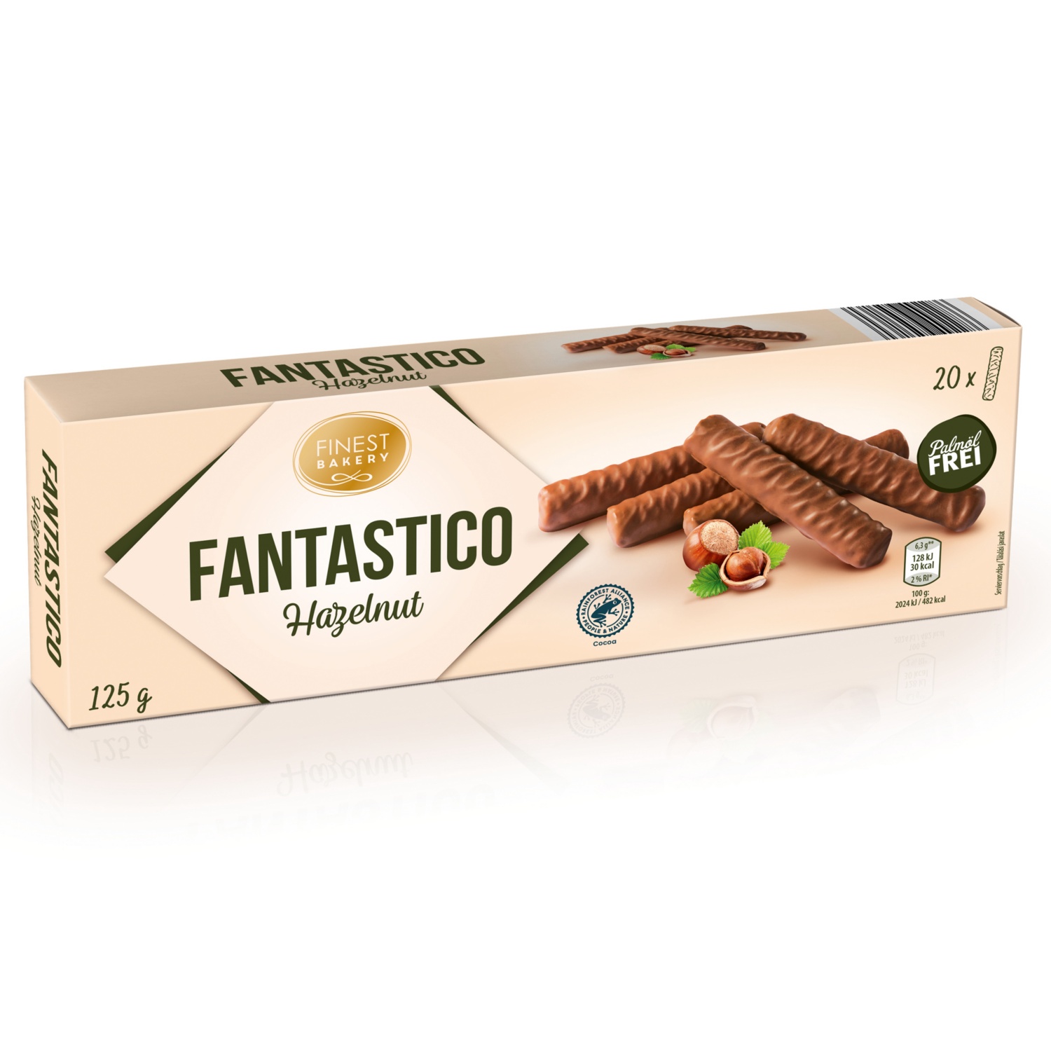 FINEST BAKERY Röllchen Fantastico, Haselnuss