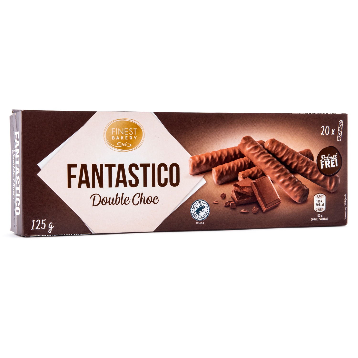 FINEST BAKERY Röllchen Fantastico, Double Chocolate