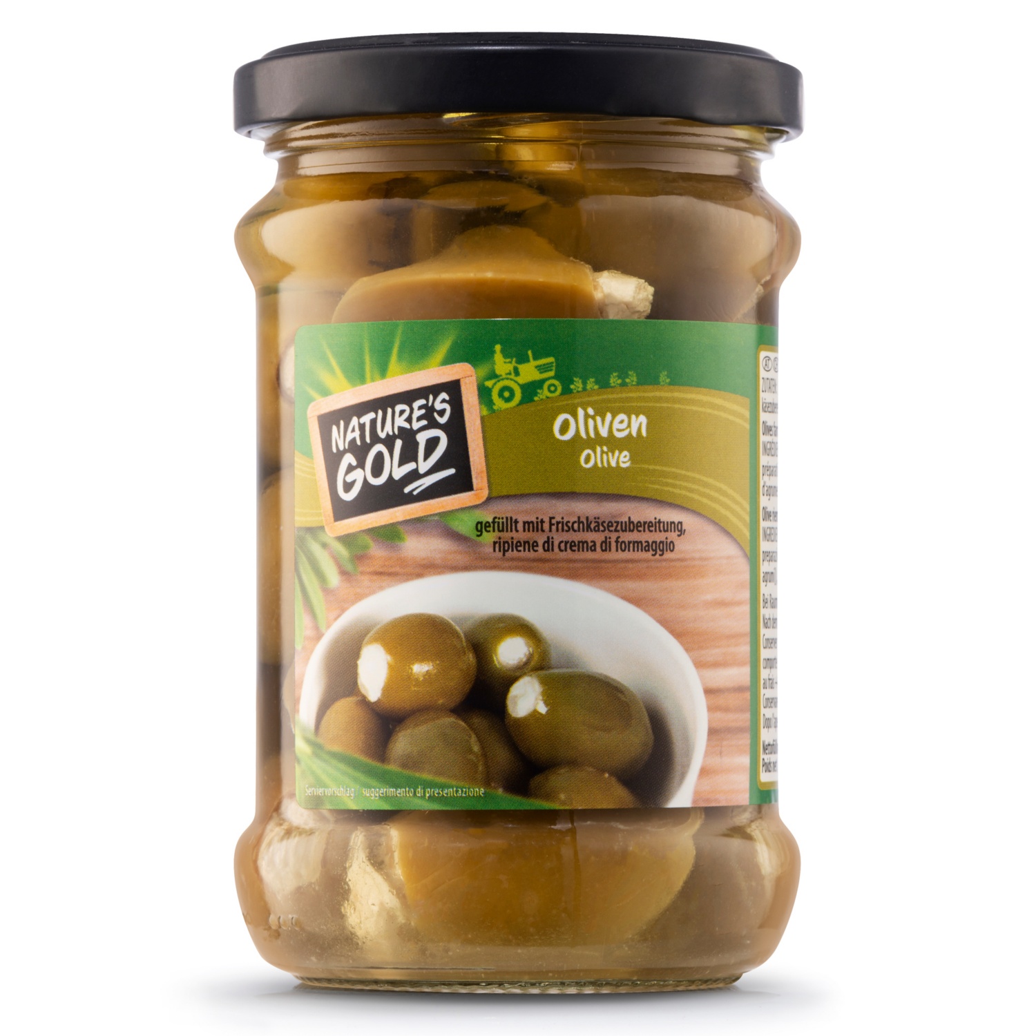 NATURE'S GOLD Antipasti mit Frischkäse, Oliven